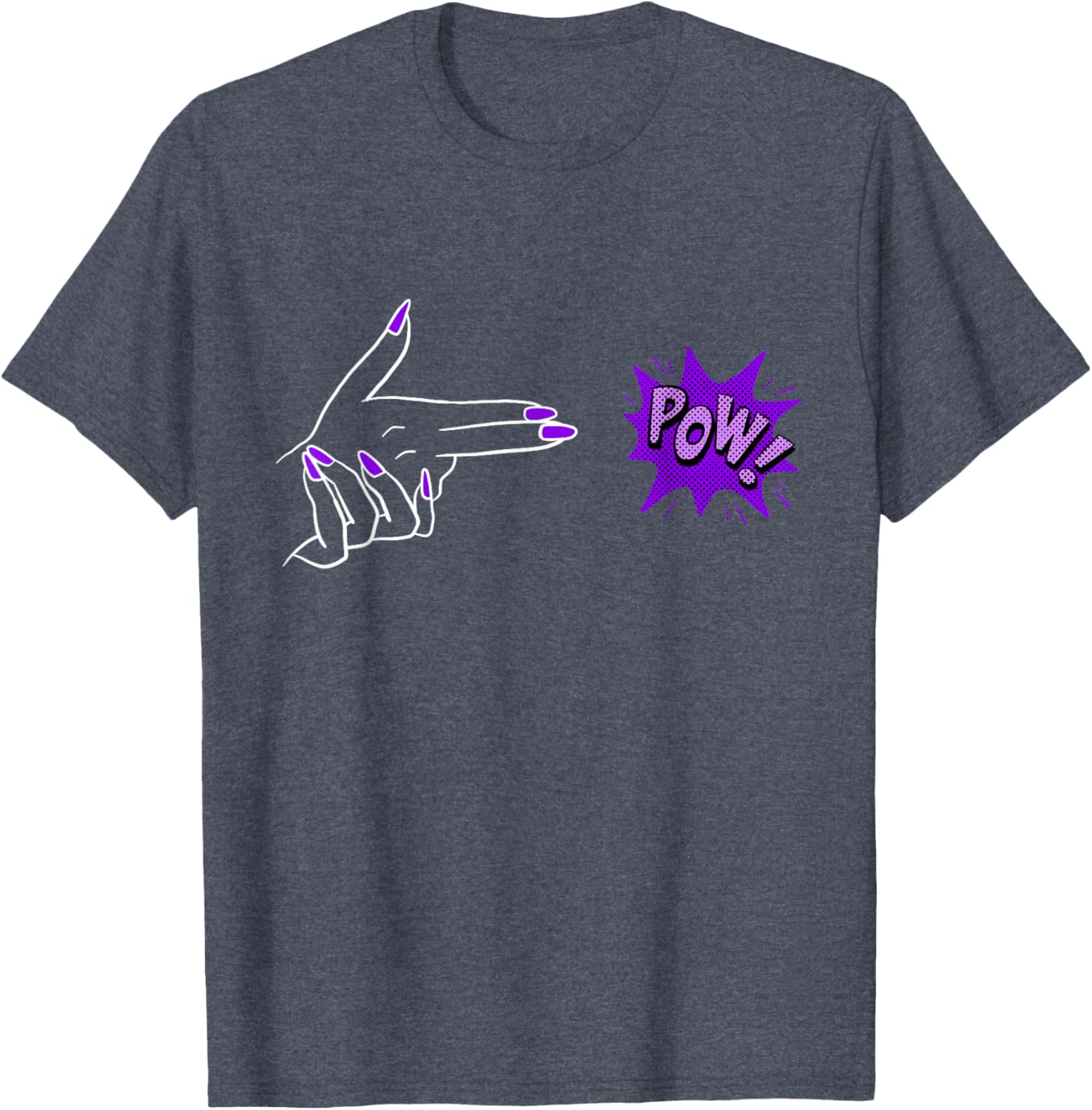 Purple Boy Bye Graphic T-Shirt for Trendy Casual Style and Comfort - 18
