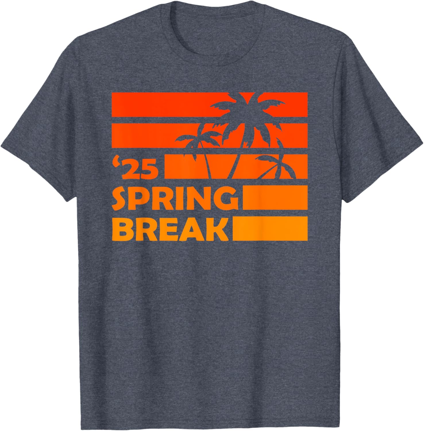 Vintage Spring Break 2025 Family Vacation Beach Graphic T-Shirt - 14