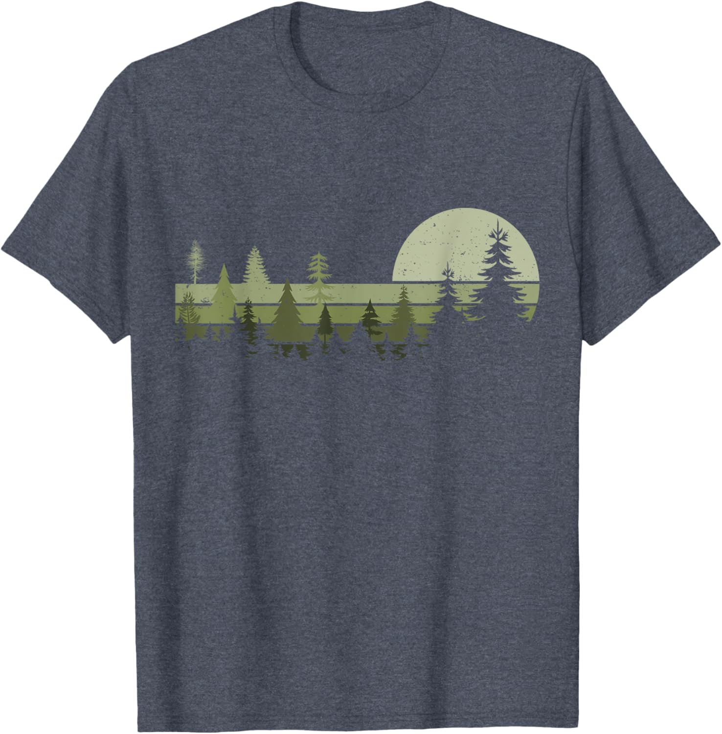 Retro Wildlife Trees Hiking T-Shirt for Nature Lovers and Outdoor Enthusiasts - 6