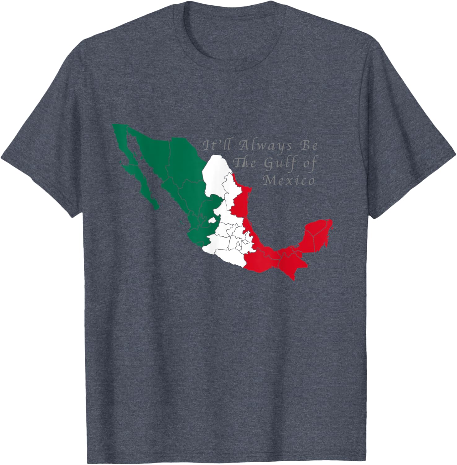 Gulf of Mexico Mexican Flag T-Shirt Perfect for Beach Lovers and Travelers - 7