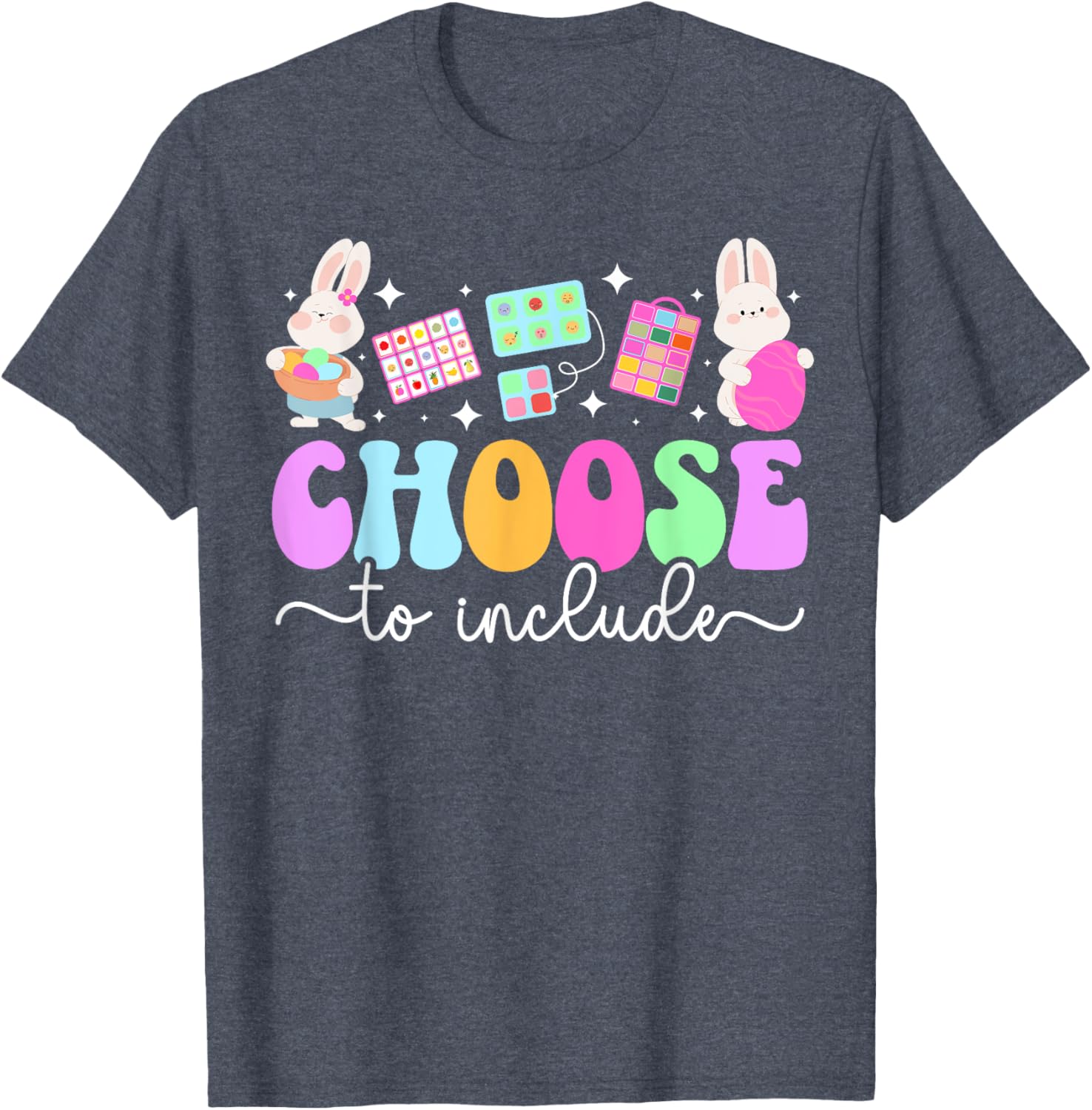 Groovy Easter Bunny T-Shirt for Special Education Teachers - Fun & Cute Design - 14