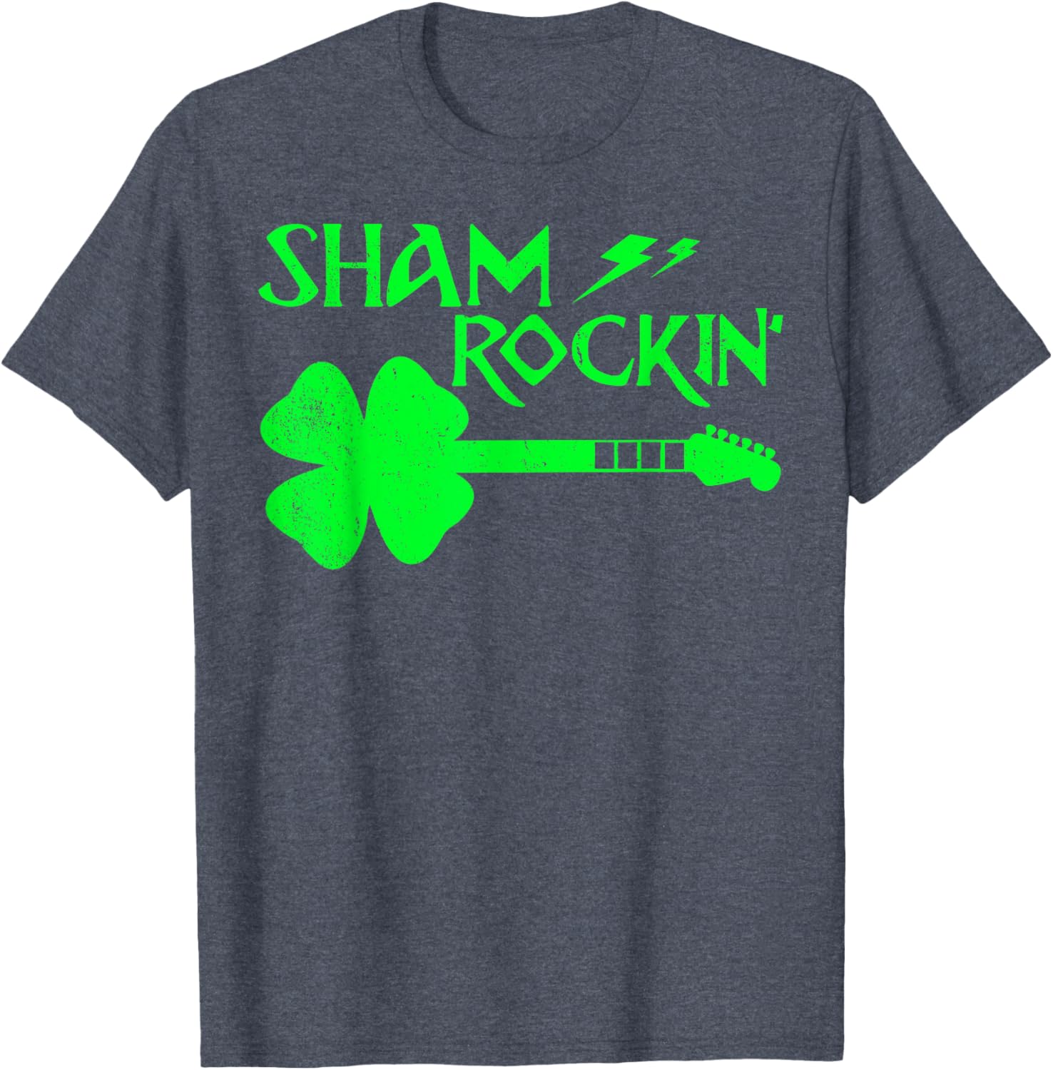Sham Rockin’ Shamrock Guitar T-Shirt for St. Patrick's Day Celebrations - 18