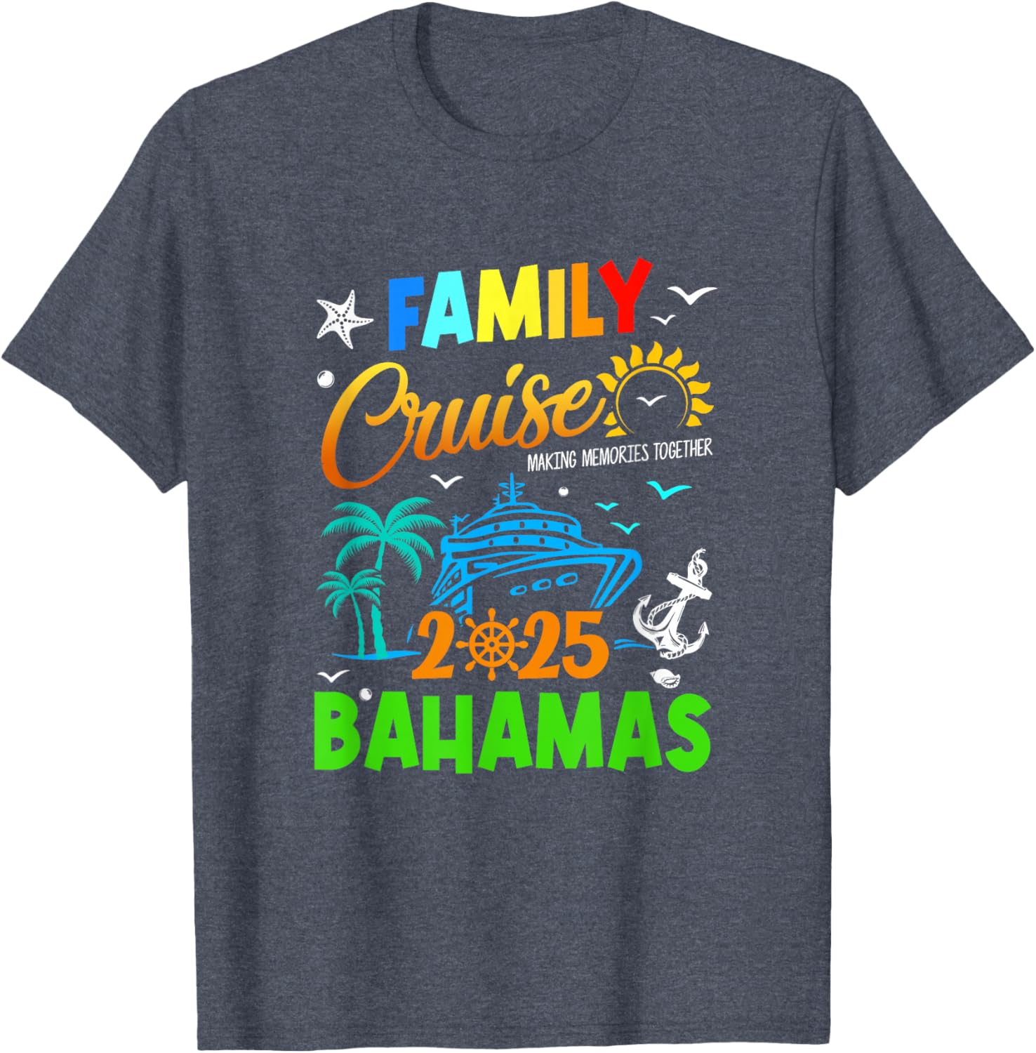 Matching Family Cruise T-Shirts for Bahamas 2025 Adventure Squad - 15