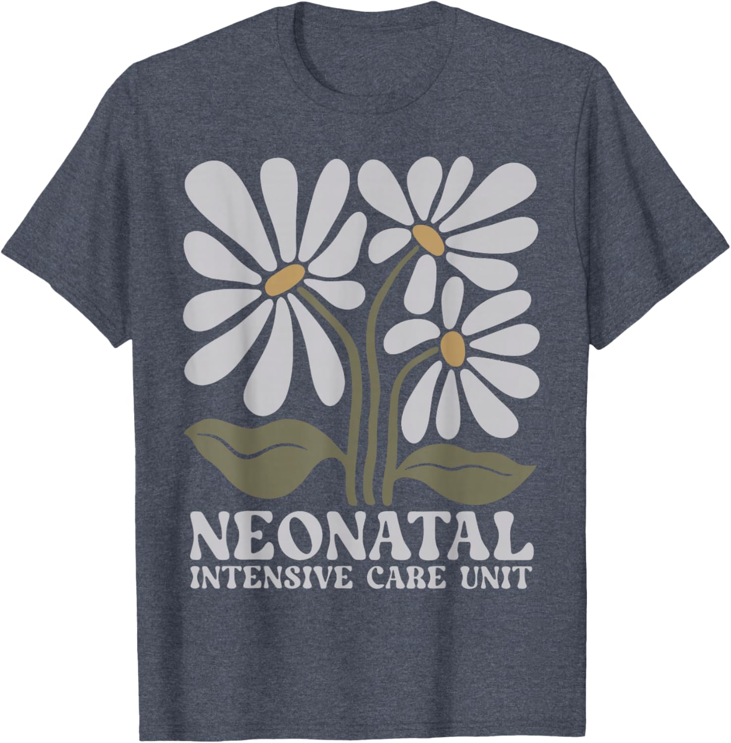 Boho Floral NICU Nurse T-Shirt for Neonatal RNs - Stylish and Comfy - 5