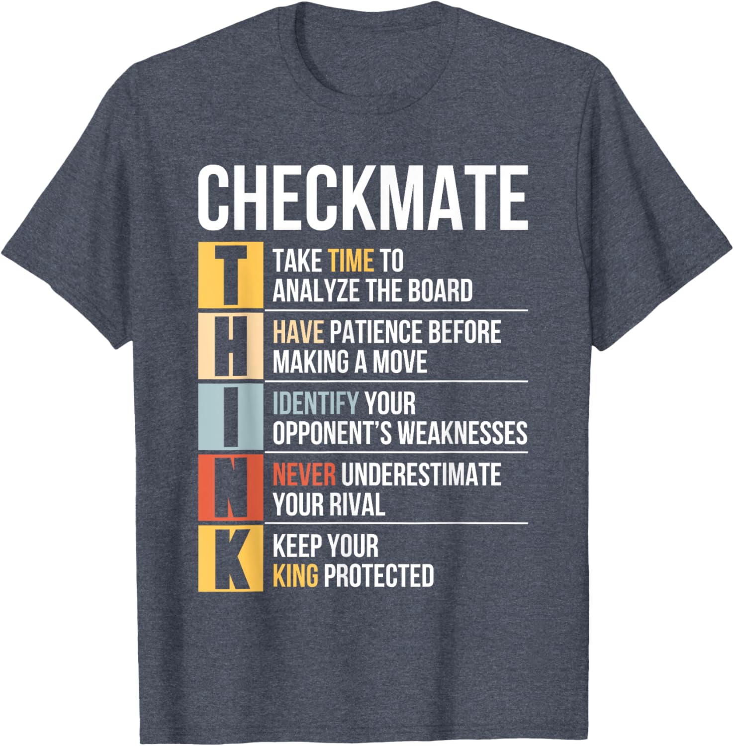 Funny Chess Player Checkmate Strategy Quote T-Shirt for Game Lovers - 9