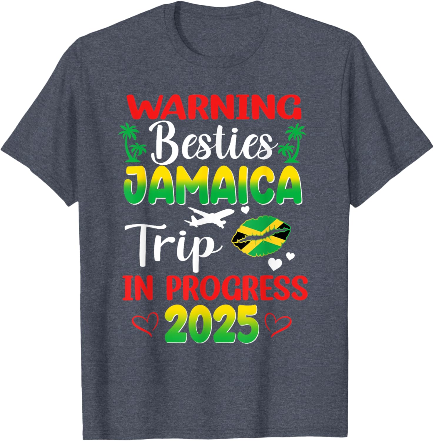 Jamaica Besties Trip In Progress 2025 Vacay T-Shirt for Fun Adventures - 9