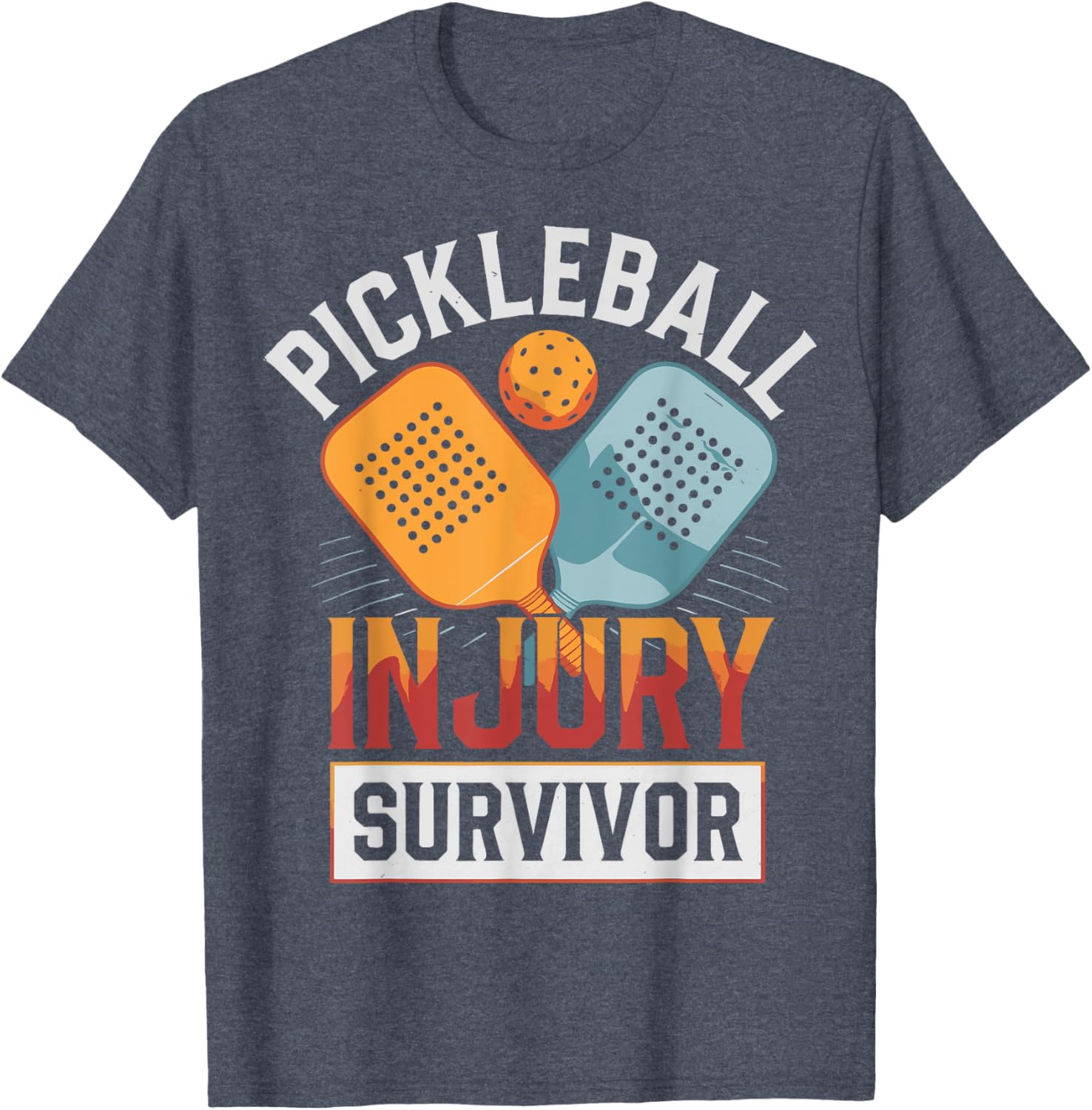 Pickleball Injury Survivor T-Shirt Fun and Stylish Sports Apparel - 9