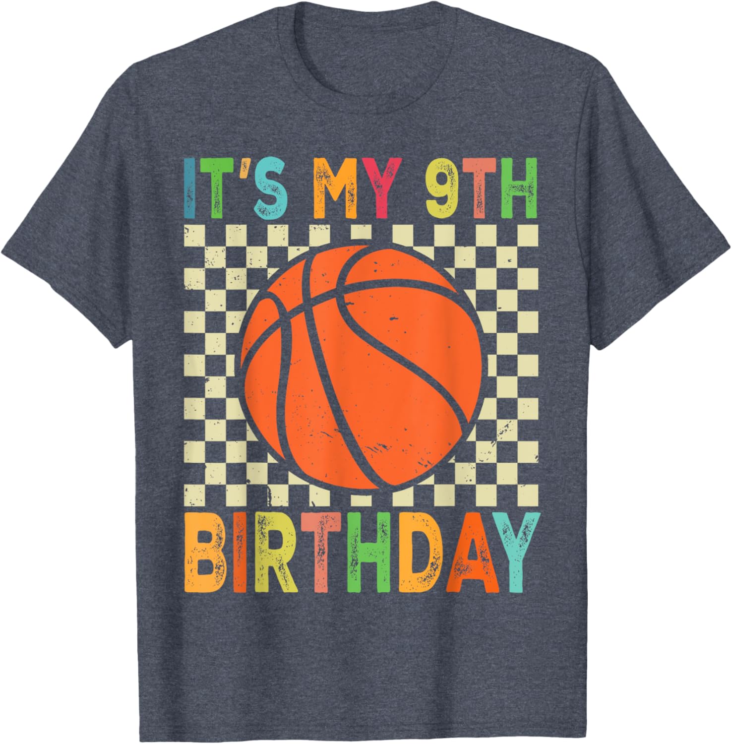 Cool 9th Birthday Basketball T-Shirt for 9 Year Old Players and Fans - 12