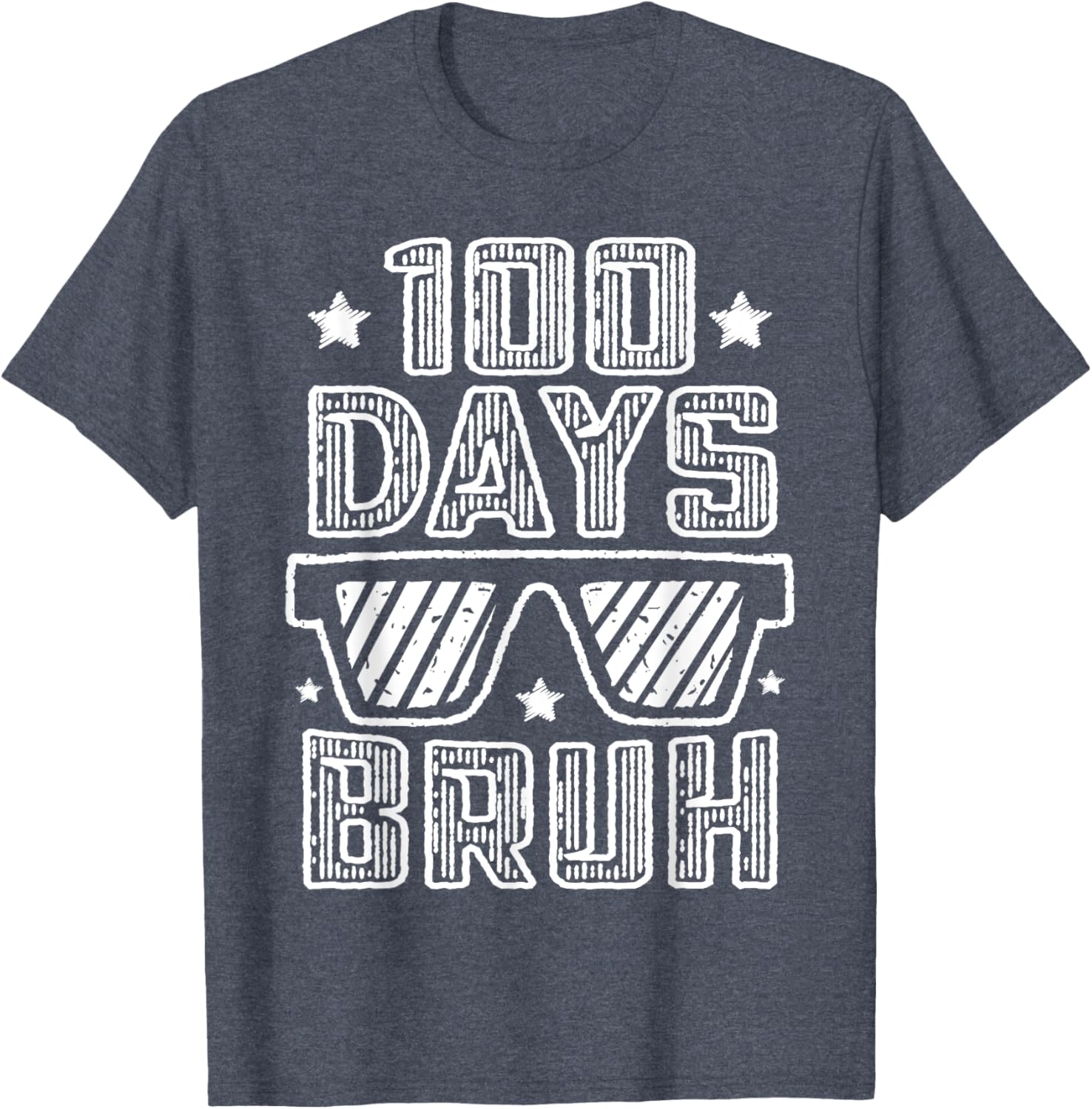 Bruh 100 Days of School Sunglasses T-Shirt for Boys Fun and Stylish - 4