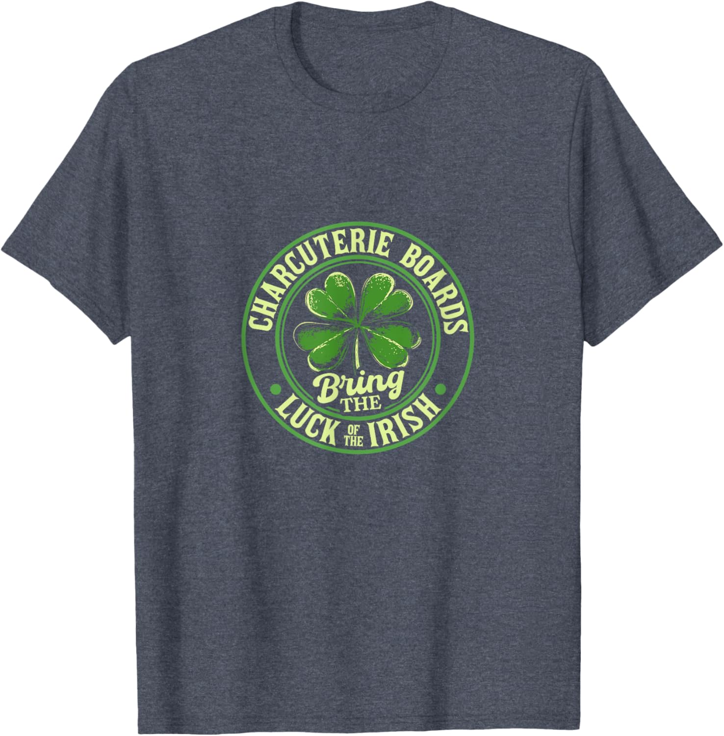 St. Patrick's Day Charcuterie Shamrock T-Shirt for Festive Fun - 9