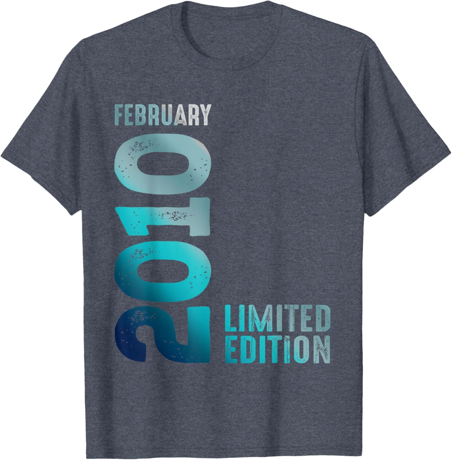 February 2010 Limited Edition Birthday T-Shirt for Unique Celebrations - 16