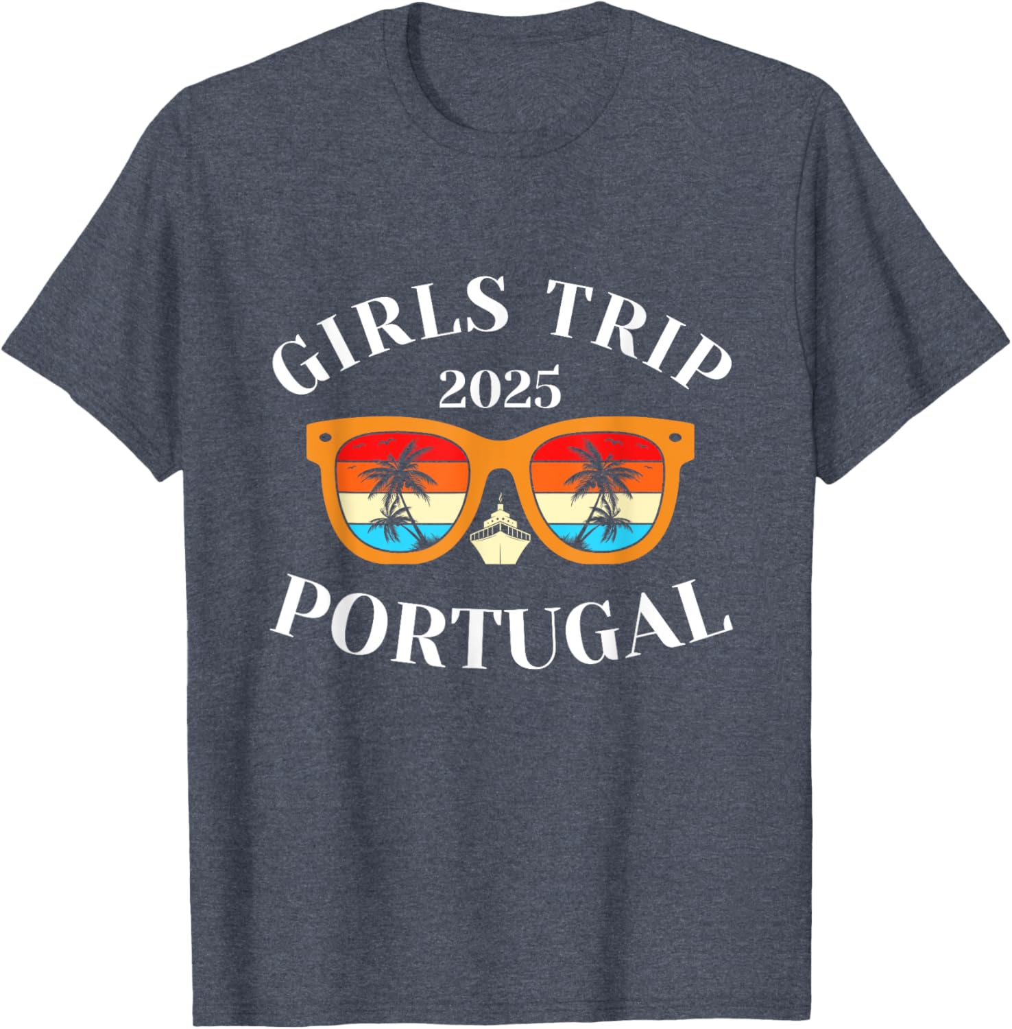 Girls Trip Portugal 2025 T-Shirt for Fun Travel Adventures - 8