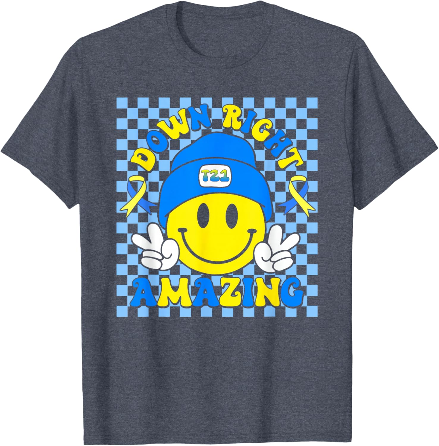 Down Right Amazing Smile Kids T-Shirt for Down Syndrome Awareness - 9