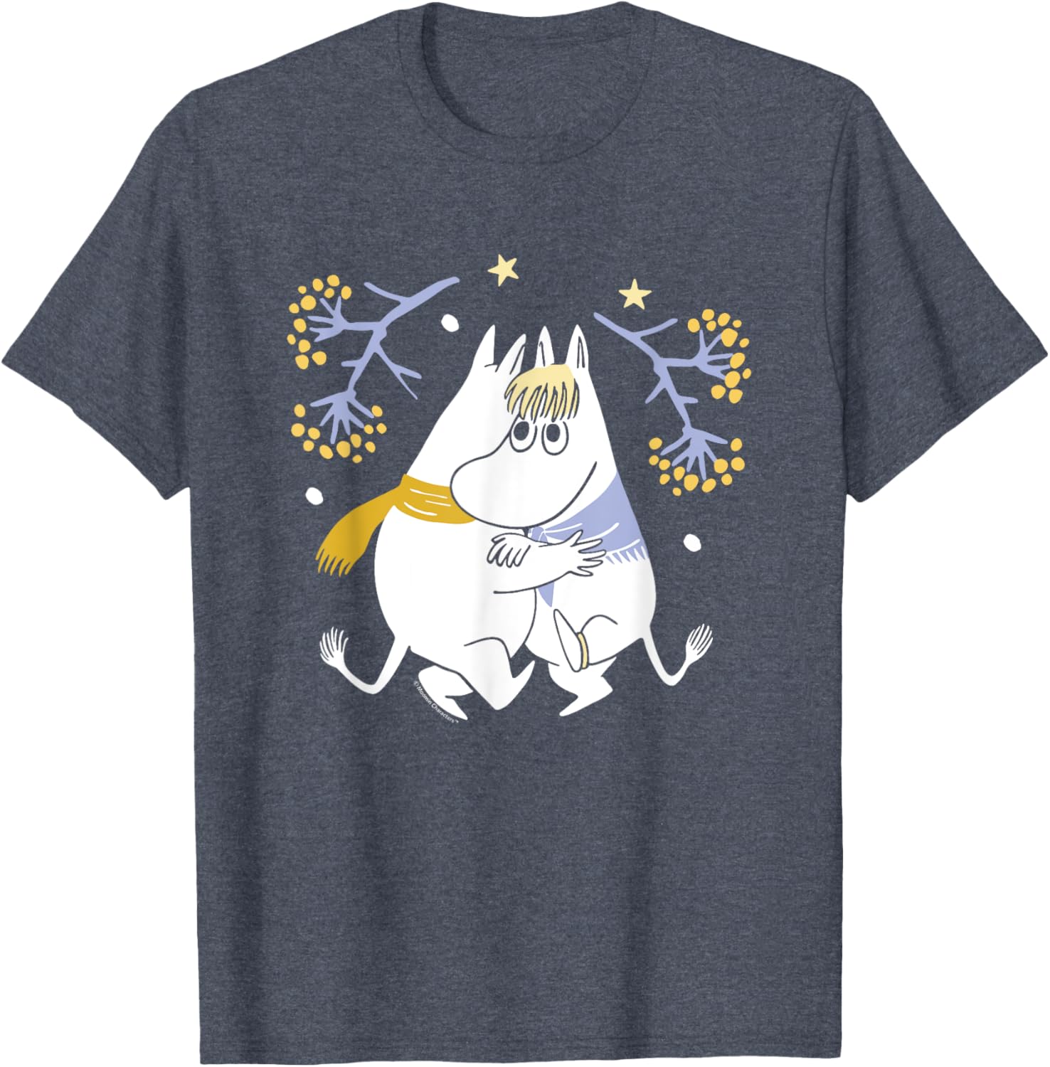 Moomin Moomintroll and Snorkmaiden Winter Dance T-Shirt for Kids - 5