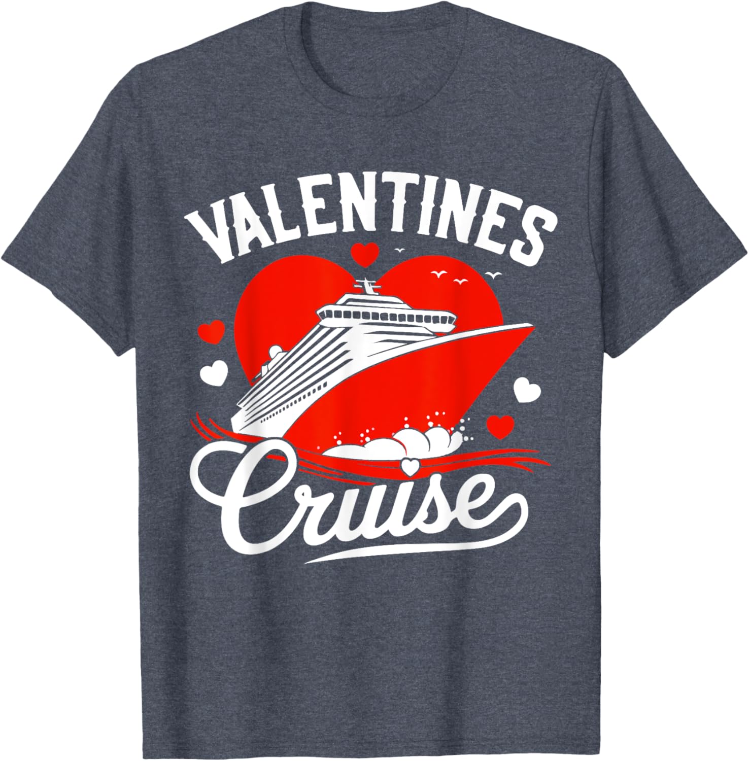 Valentine's Day Cruise Matching Couple T-Shirts for Sweet Vacation Fun - 22