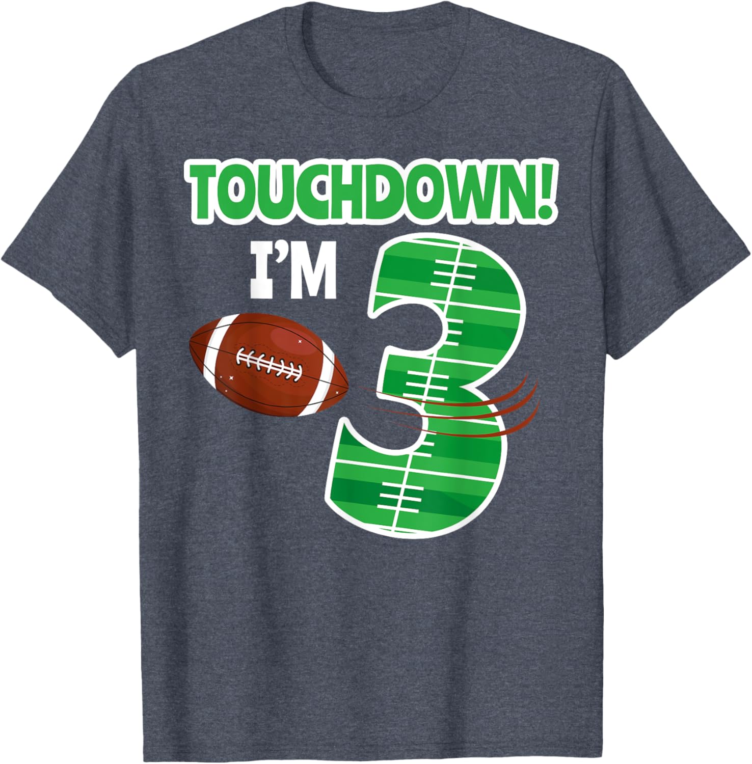 Football 3rd Birthday Party T-Shirt for Kids - Perfect for Game Lovers - 8