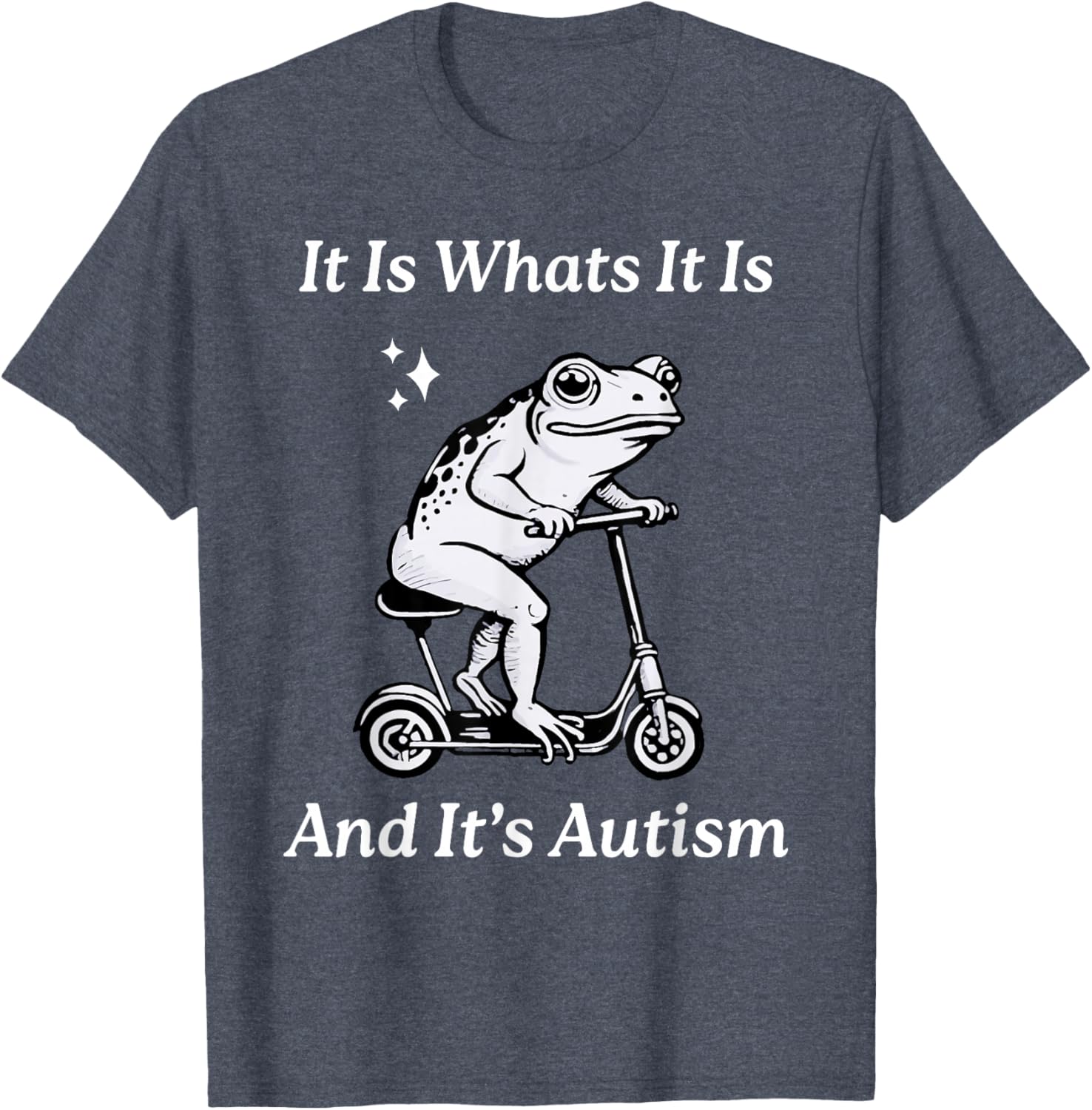 Humorous Autism Awareness T-Shirt - It Is What It Is Funny Meme - 6