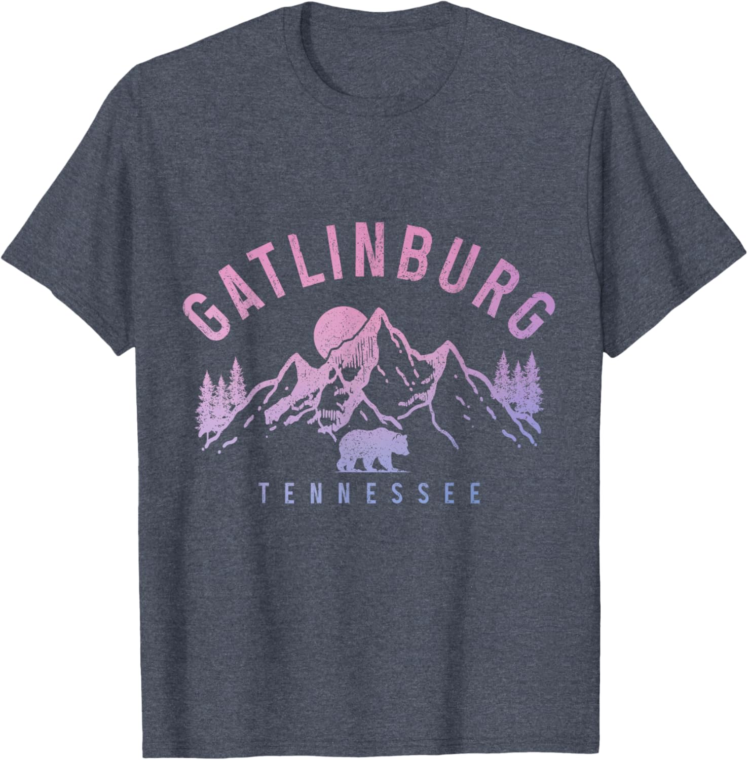 Gatlinburg Mountains Bear Vintage T-Shirt for Nature Lovers and Adventurers - 7