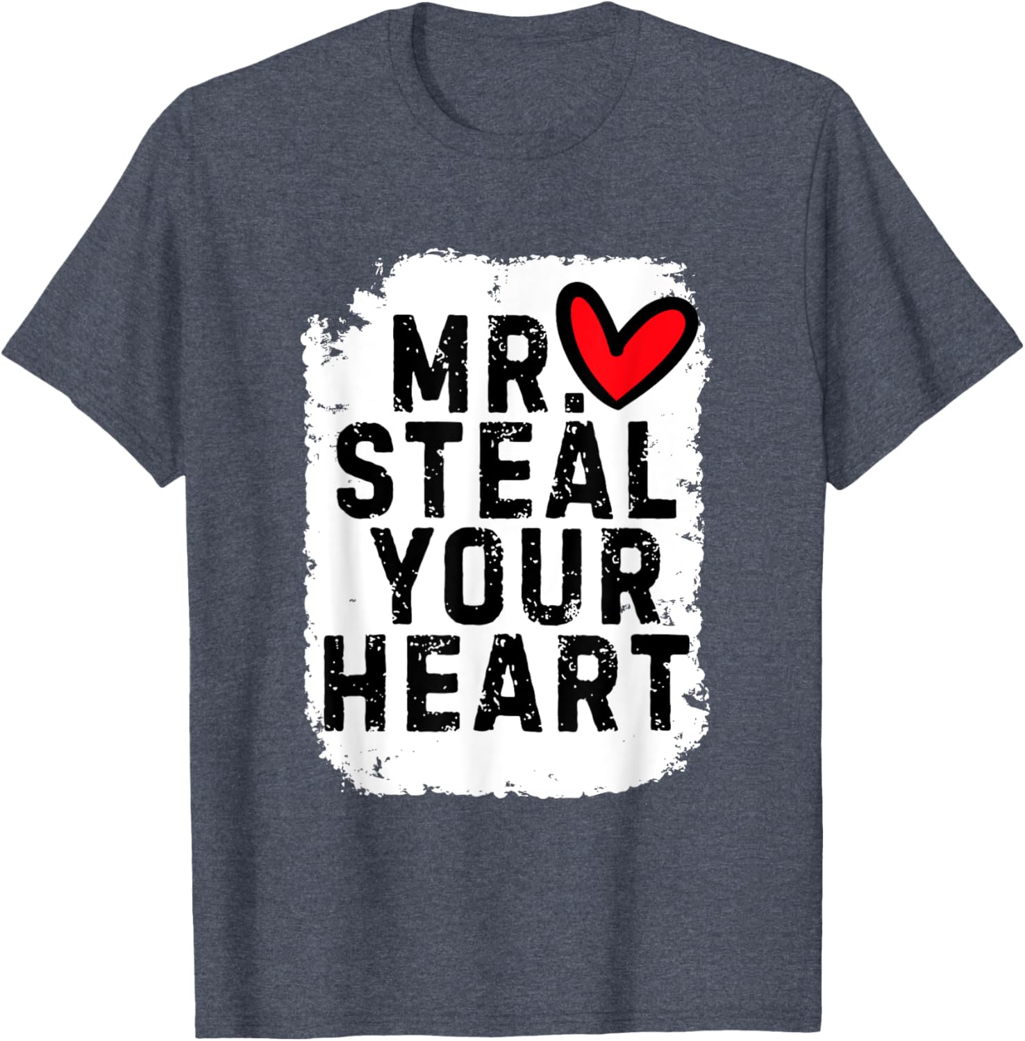 Mr Steal Your Heart Boys Toddler Valentine's Day T-Shirt for Kids - 14