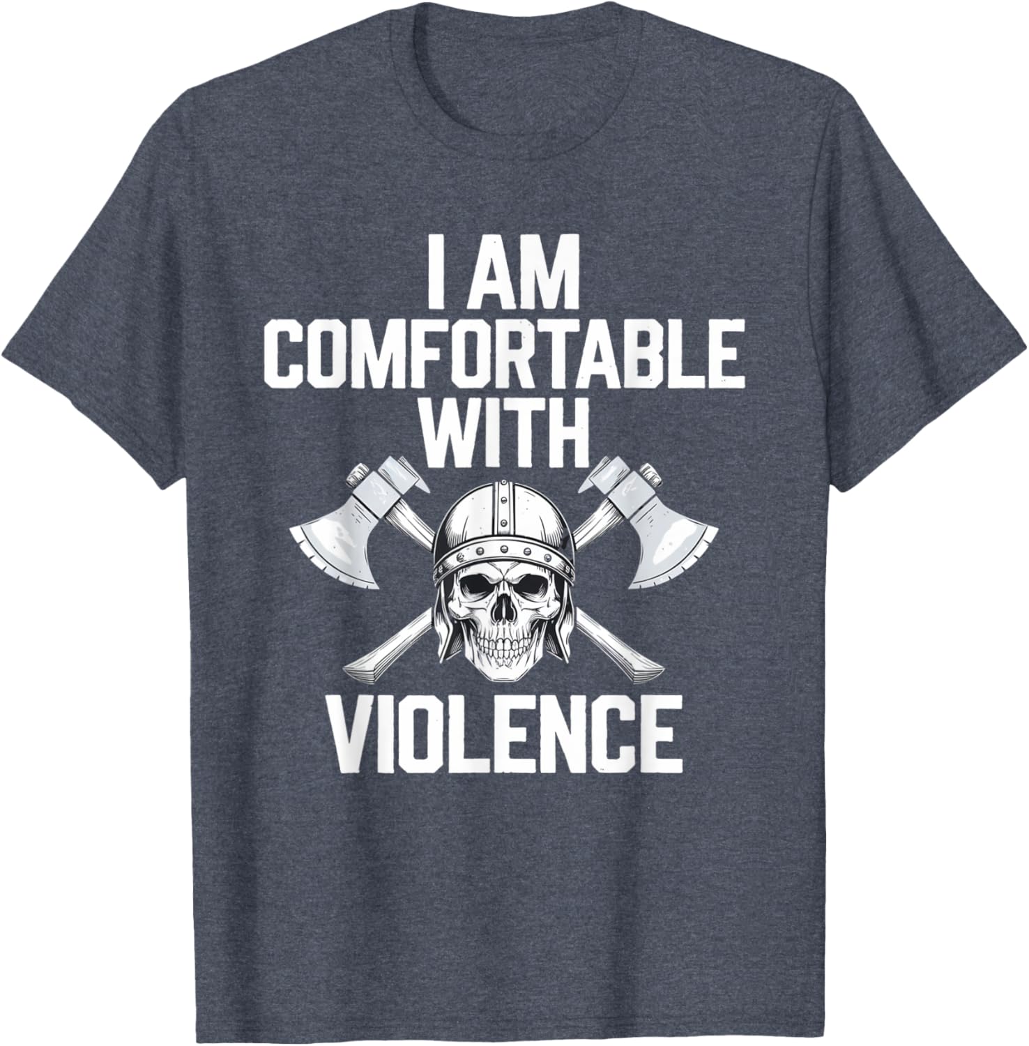 Warrior Spirit Viking Skull T-Shirt for Battle Enthusiasts and Fans - 17