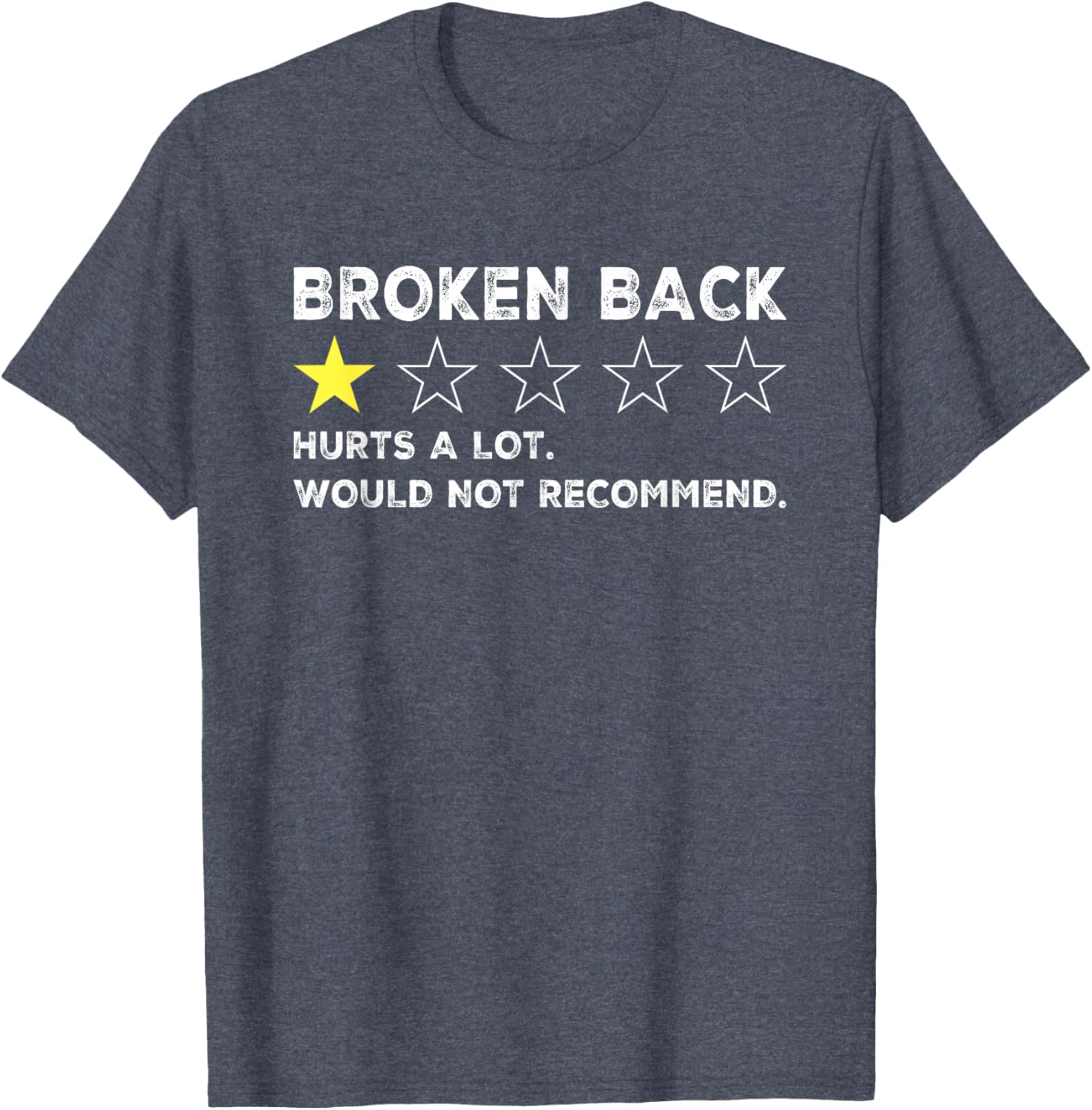 Funny Get Well Soon T-Shirt for Broken Back Spine Injury Recovery - 16