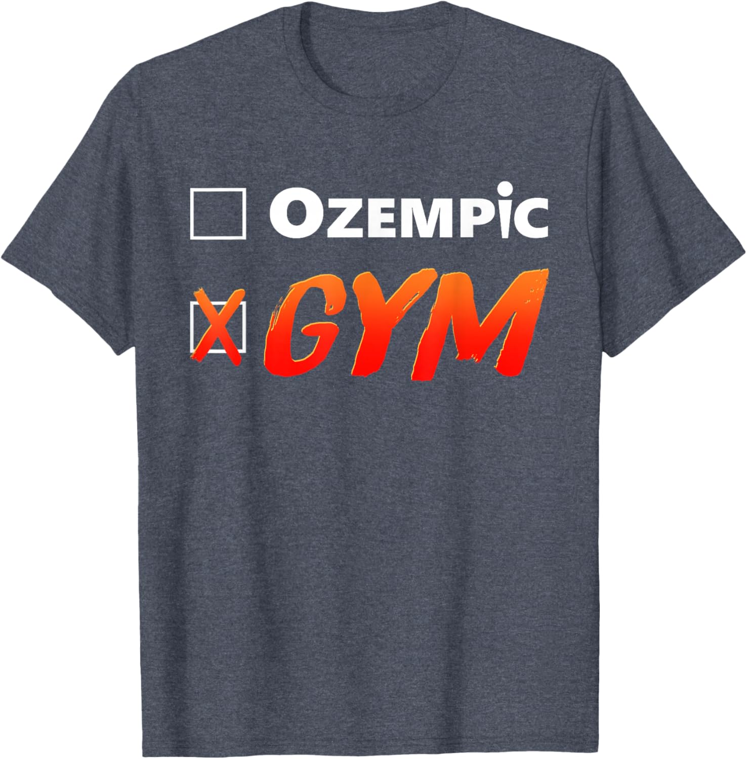 Funny Ozempic Gym T-Shirt for Fitness Lovers - Unique Design Apparel - 20