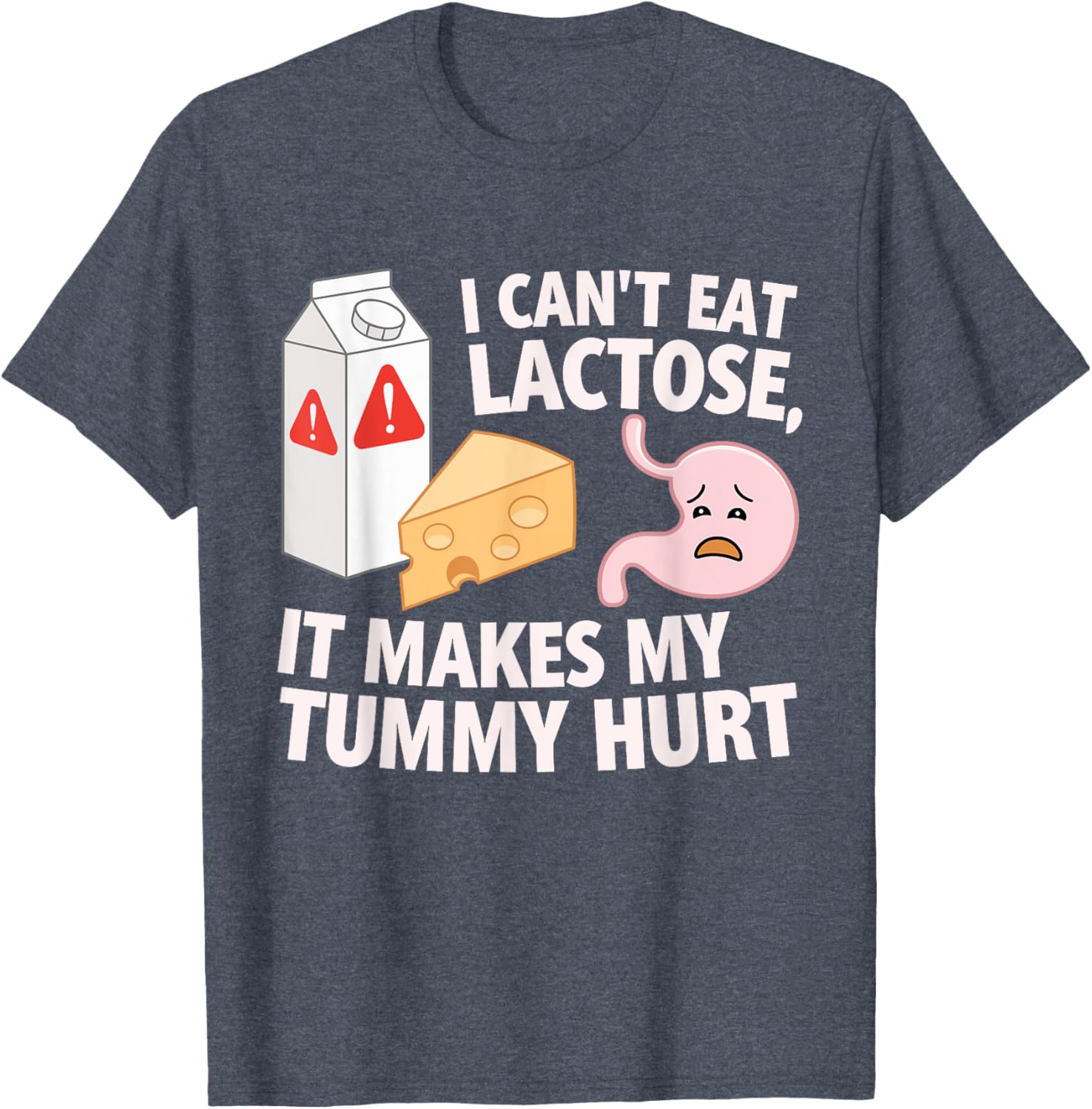 Lactose Intolerance T-Shirt for Boys - Cute Dairy Allergy Design - 4
