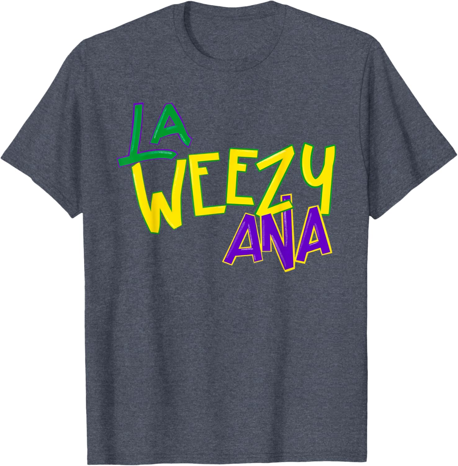 La Weezy Ana Mardi Gras T-Shirt for Fat Tuesday Fun in Louisiana - 4