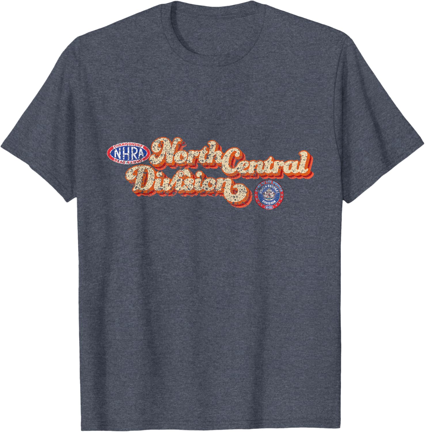Vintage NHRA North Central Division T-Shirt for Racing Fans - 25