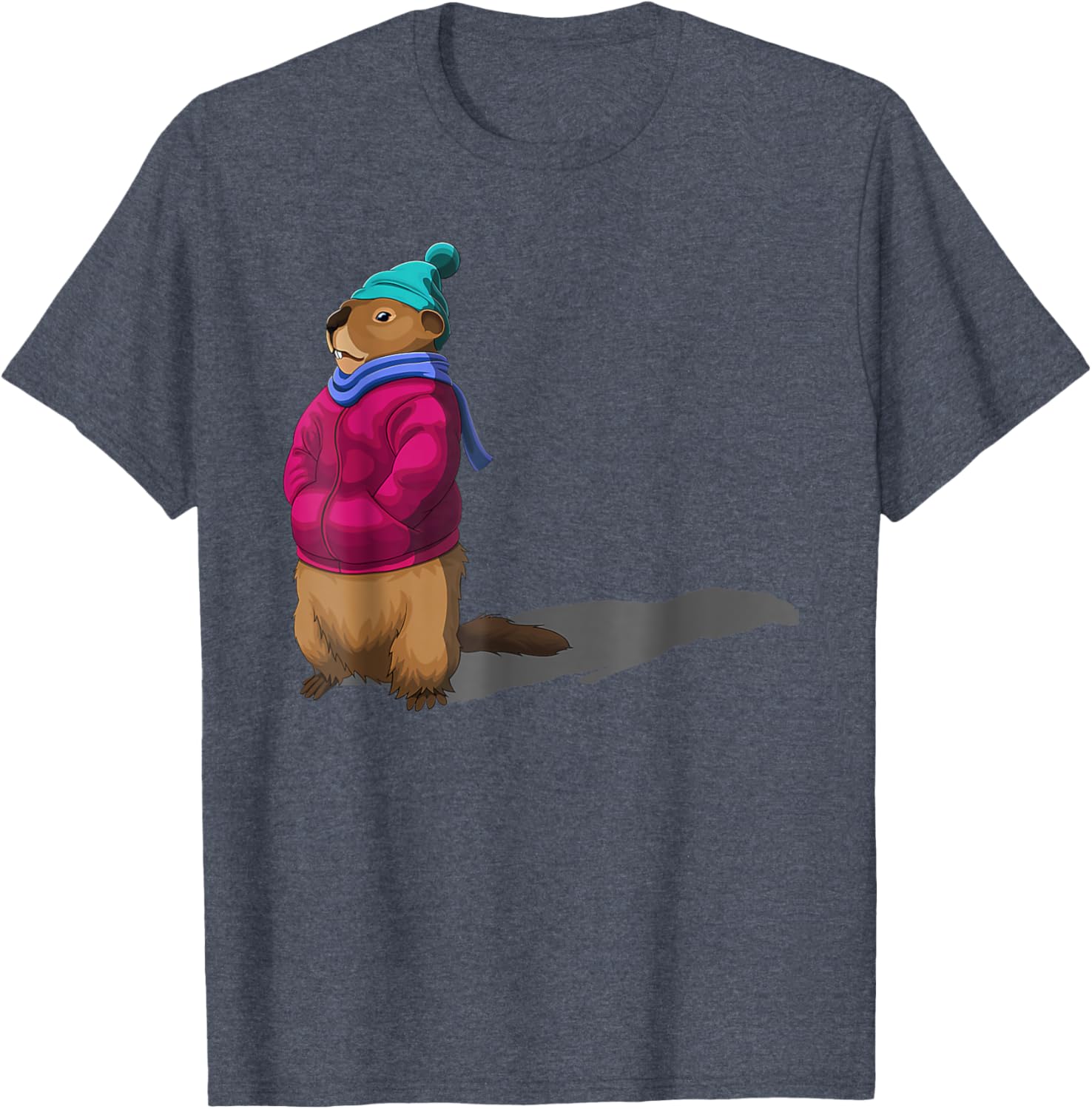 Funny Ground Hog Day T-Shirt for Men and Women - Cute Groundhog Design - 8