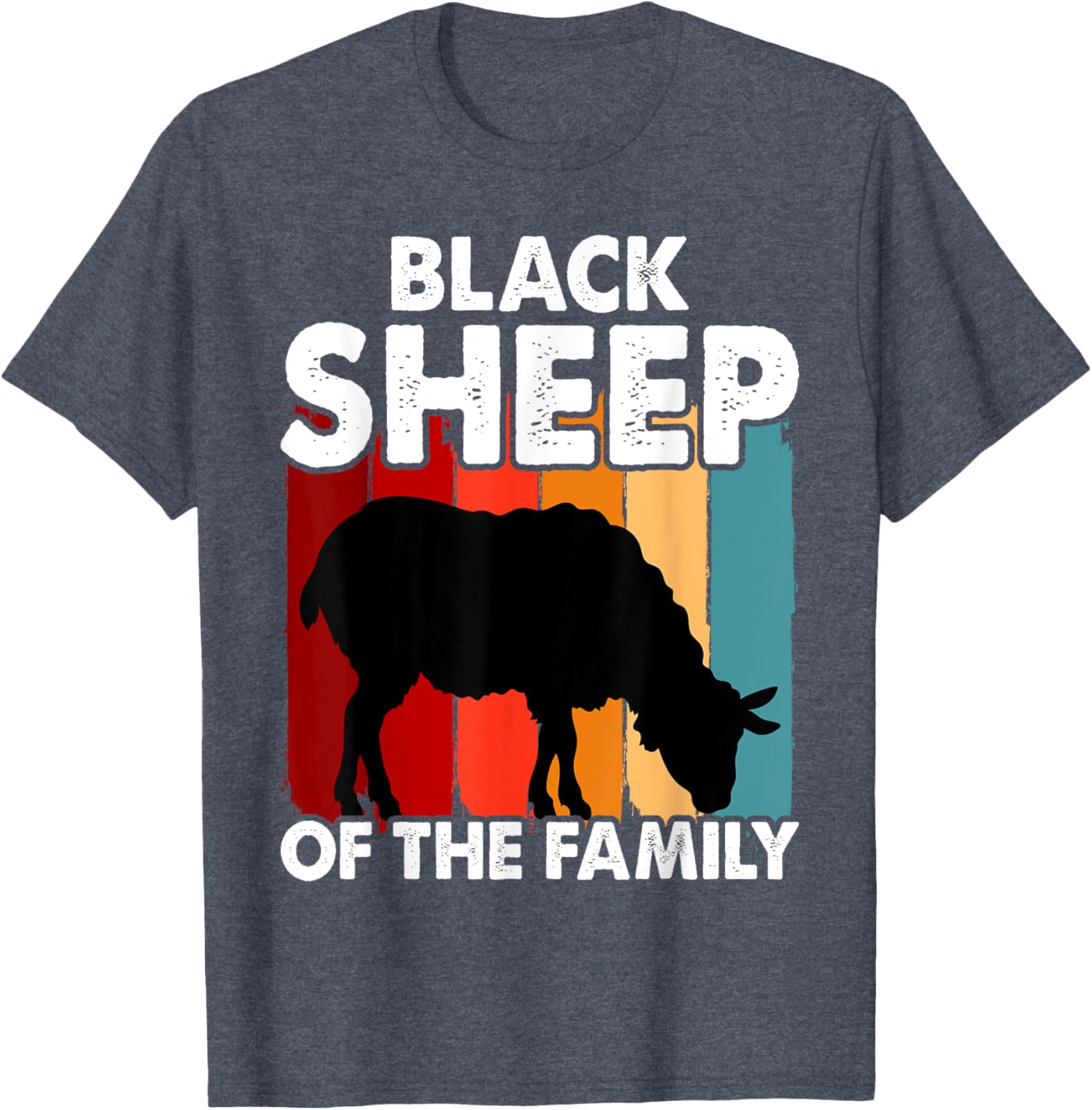 Funny Black Sheep of the Family T-Shirt for Trendy Casual Wear - 1