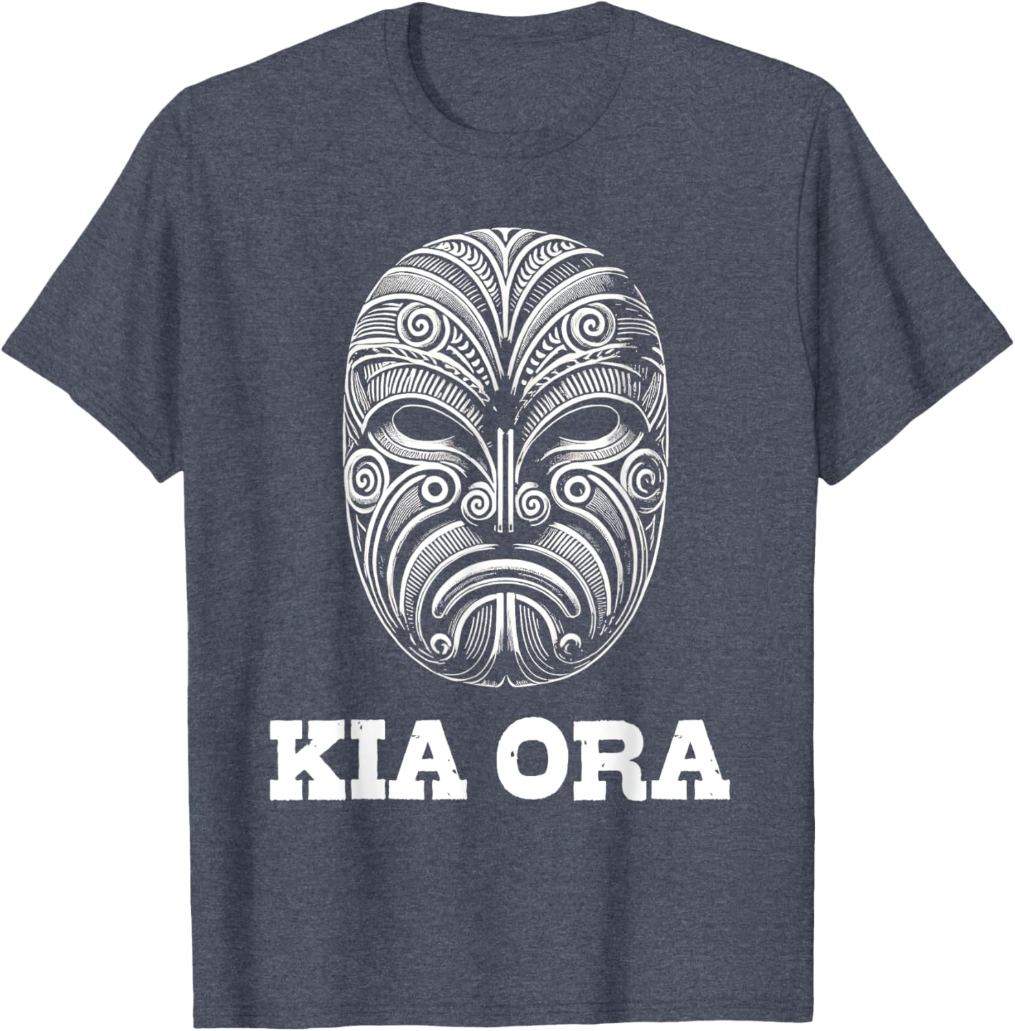 Kia Ora Maori Mask Kiwi Land Aotearoa NZ T-Shirt for Proud Kiwis - 24