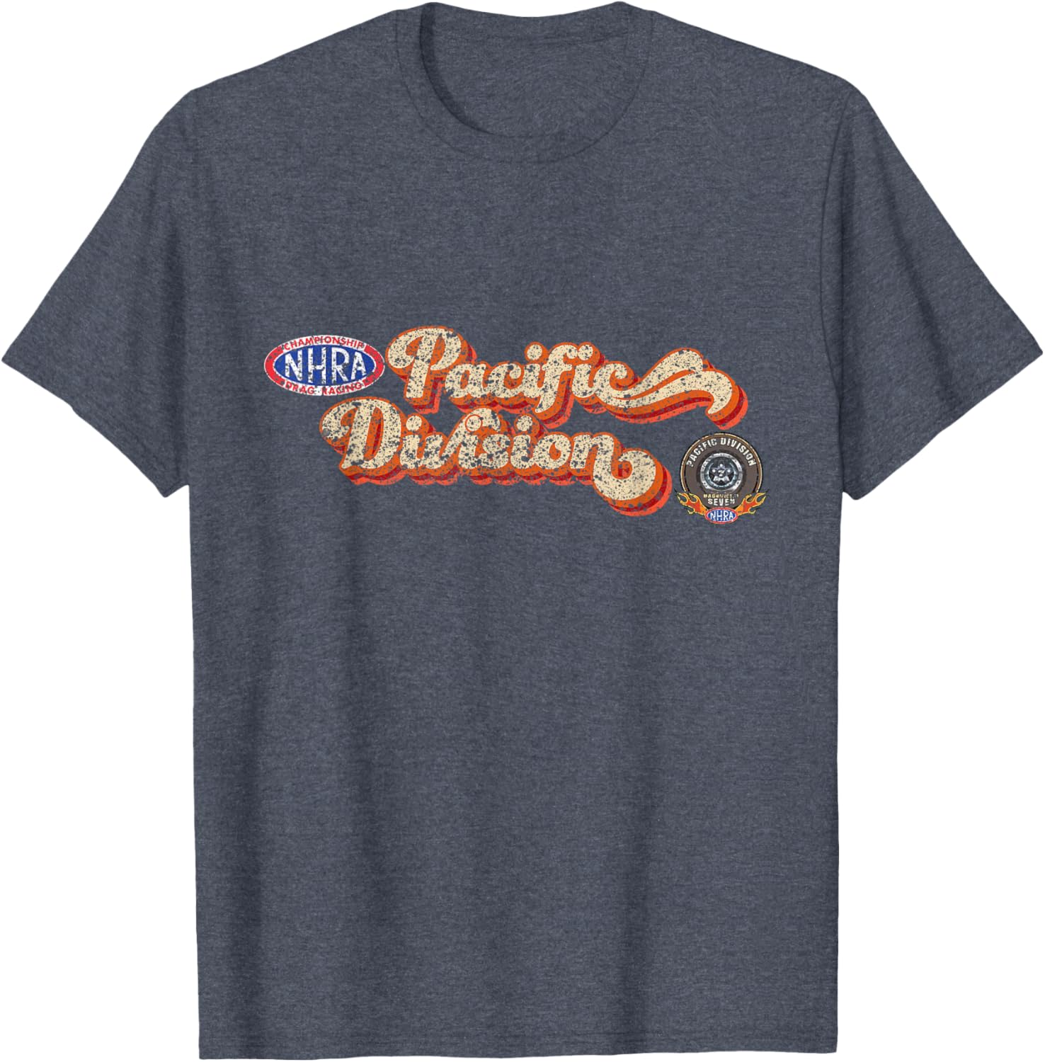 NHRA Pacific Division Vintage T-Shirt for Racing Enthusiasts and Fans - 20