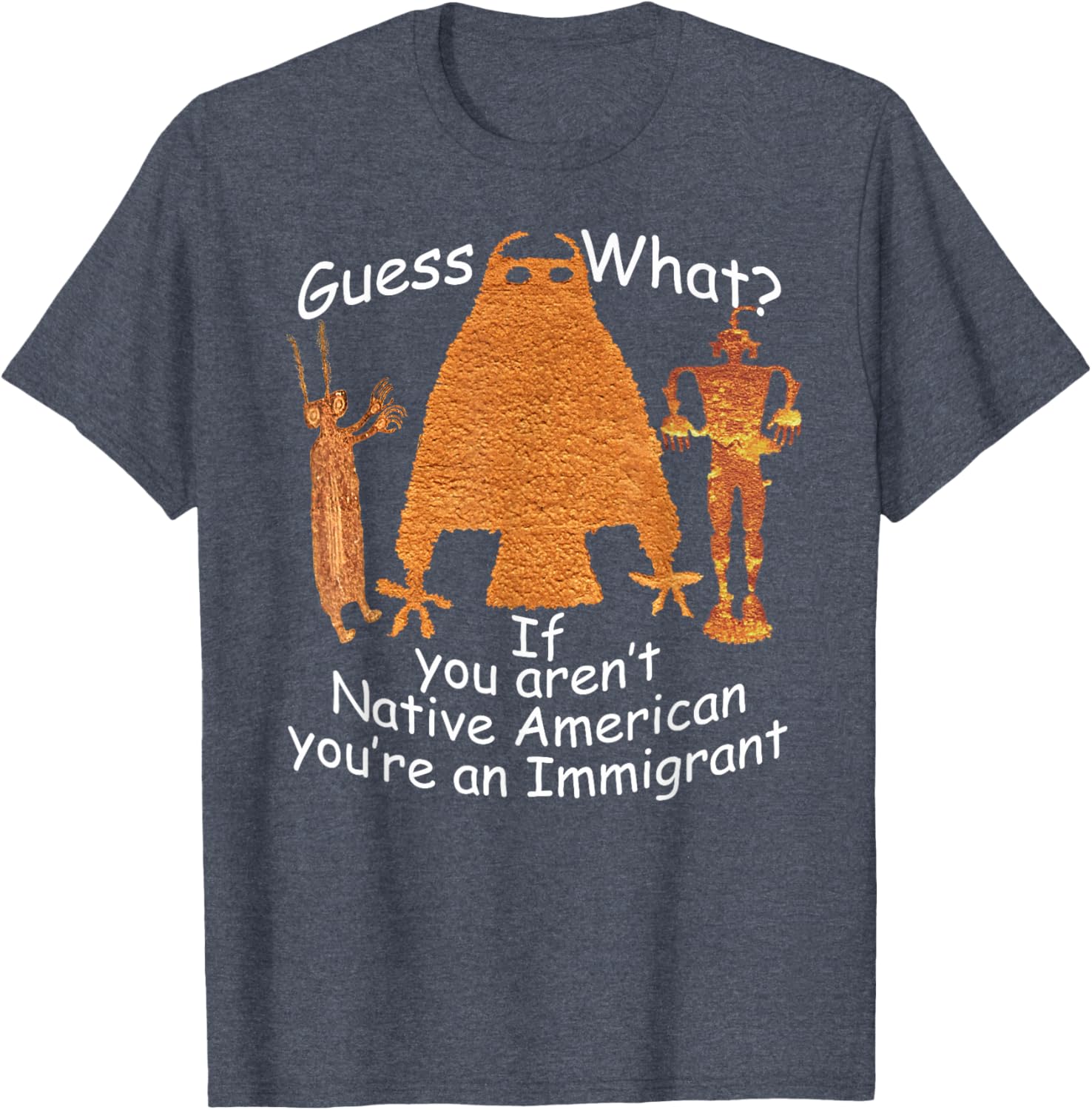 Native American Heritage Immigrant Petroglyph T-Shirt for Everyone - 3