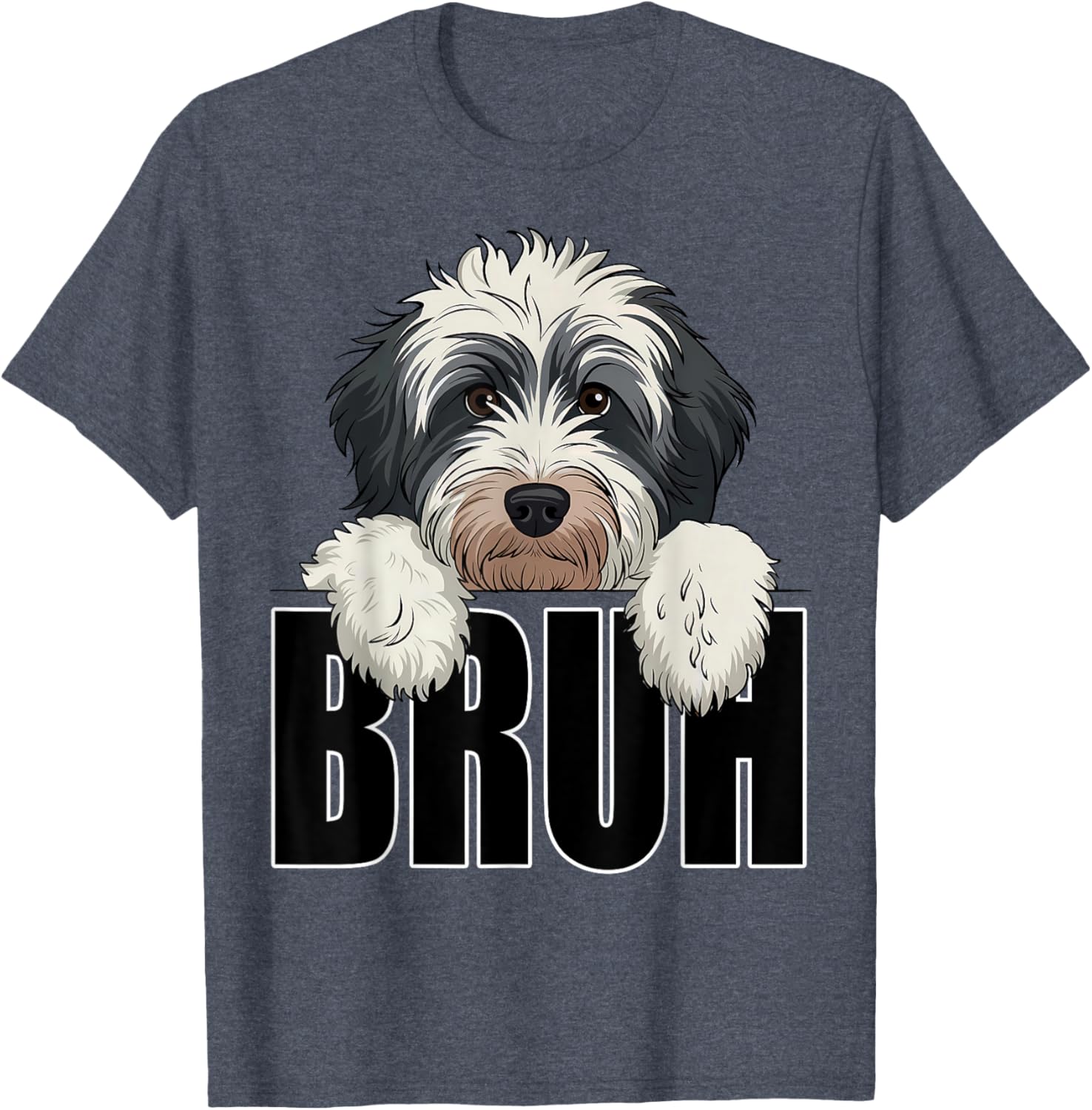 Funny Bruh Bernedoodle T-Shirt for Dog Lovers - Perfect for Boys and Kids - 14