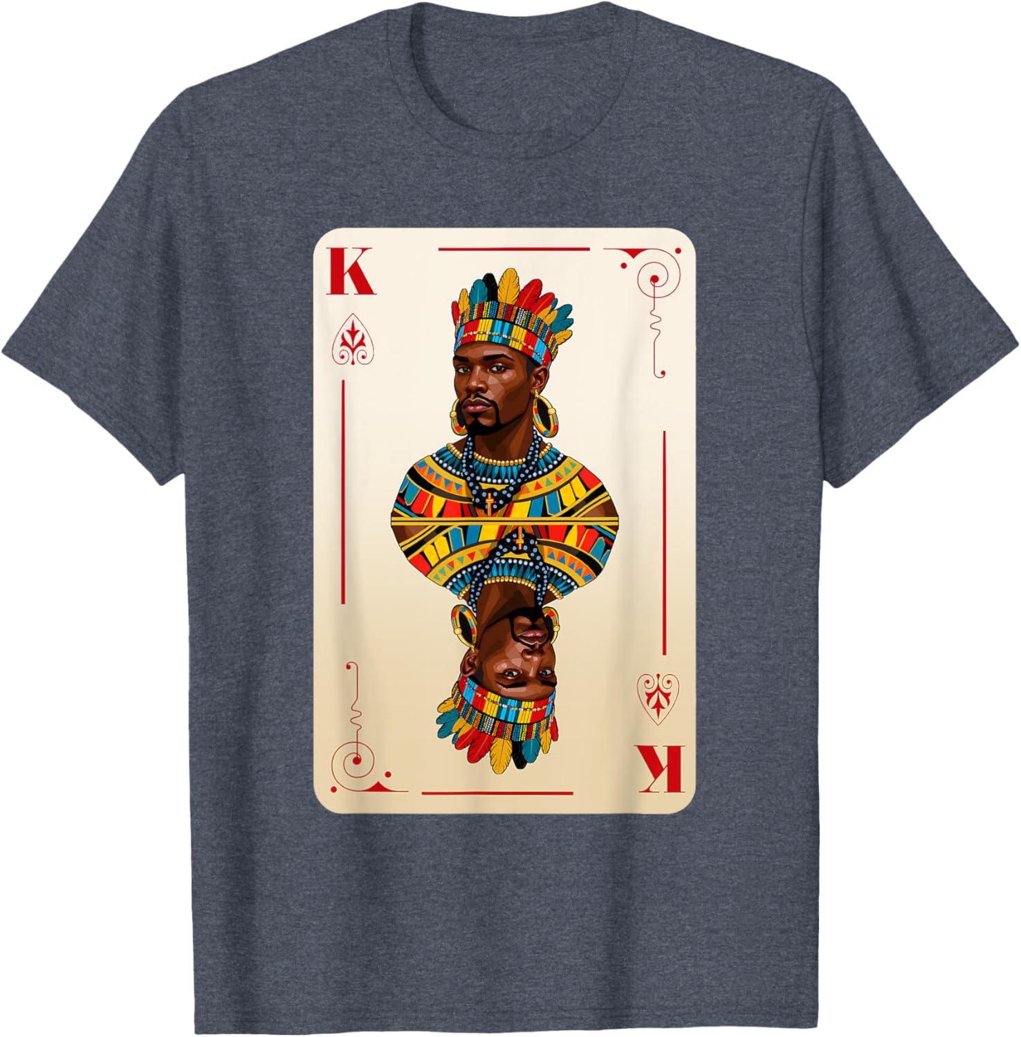 African King Black Pride BHM Couples T-Shirt for Men - Matching Style - 2