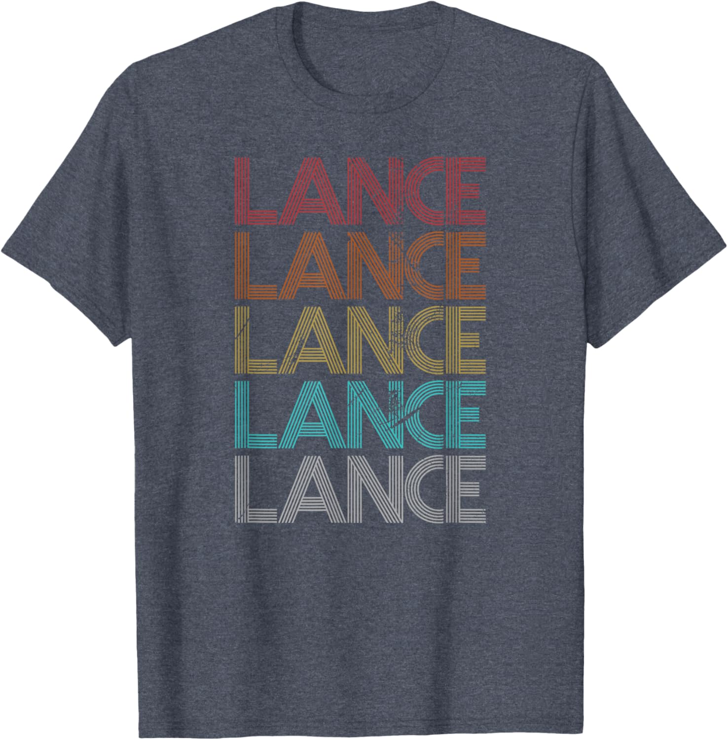 Retro Vintage Lance T-Shirt for Stylish Casual Wear in Soft Cotton - 23