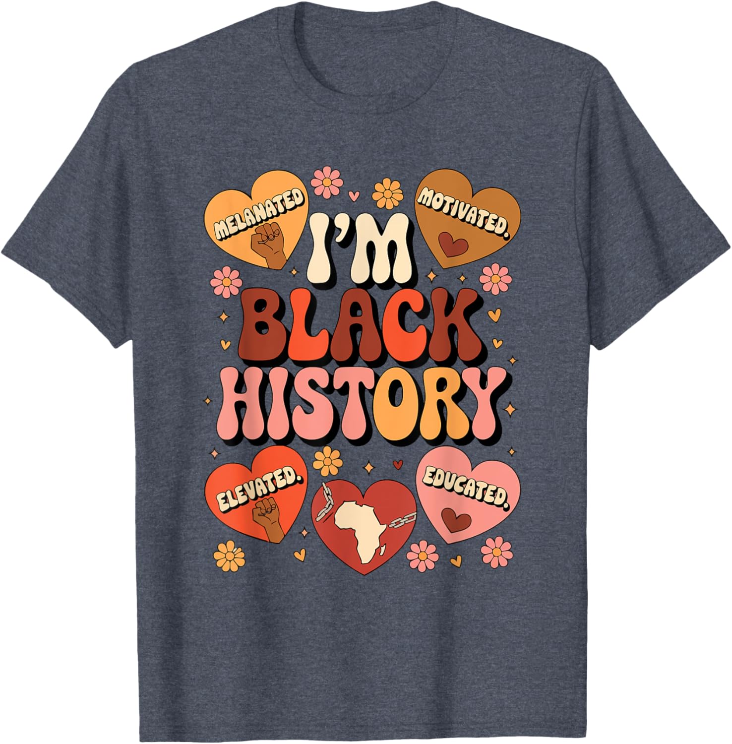 Black History Pride Afro Motivation T-Shirt for Empowered Style - 15