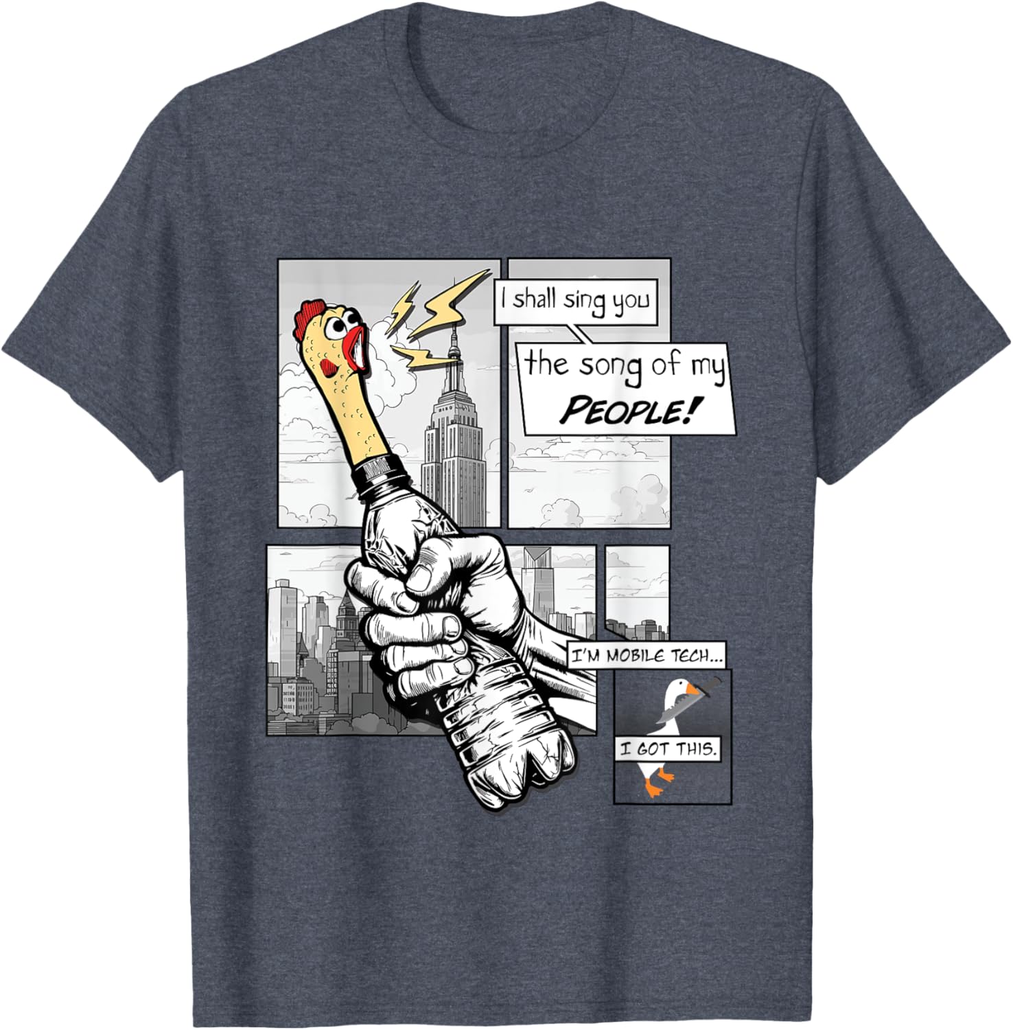 The Song of My People 2025 Mobile Tech T-Shirt for Trendy Comfort - 14