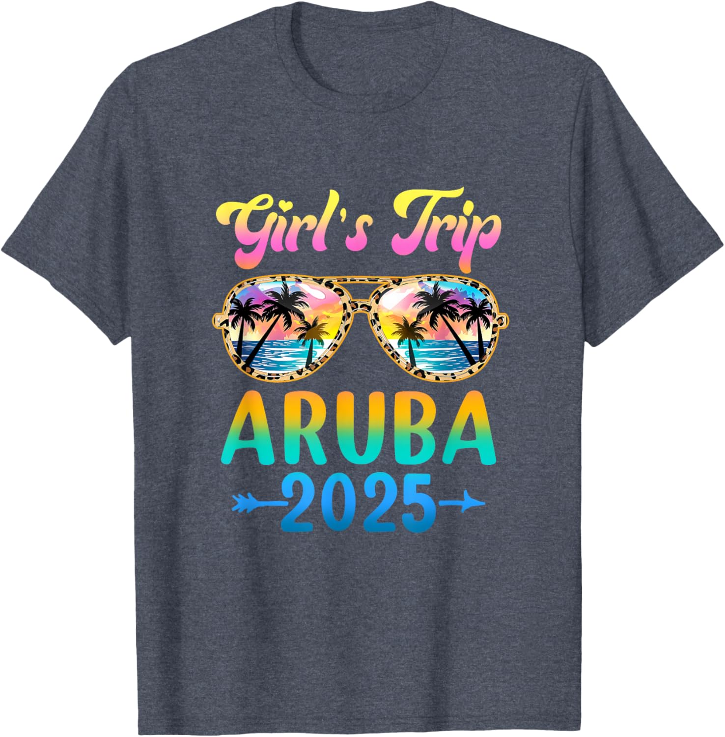 Girls Trip Aruba Summer Vacation Sunglasses T-Shirt for Fun Adventures - 15