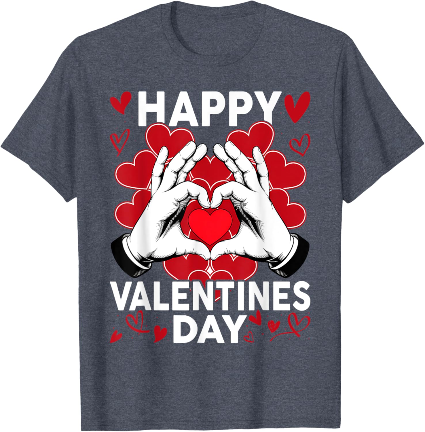 Happy Valentine's Day Couples Love T-Shirt for Perfect Date Night - 1
