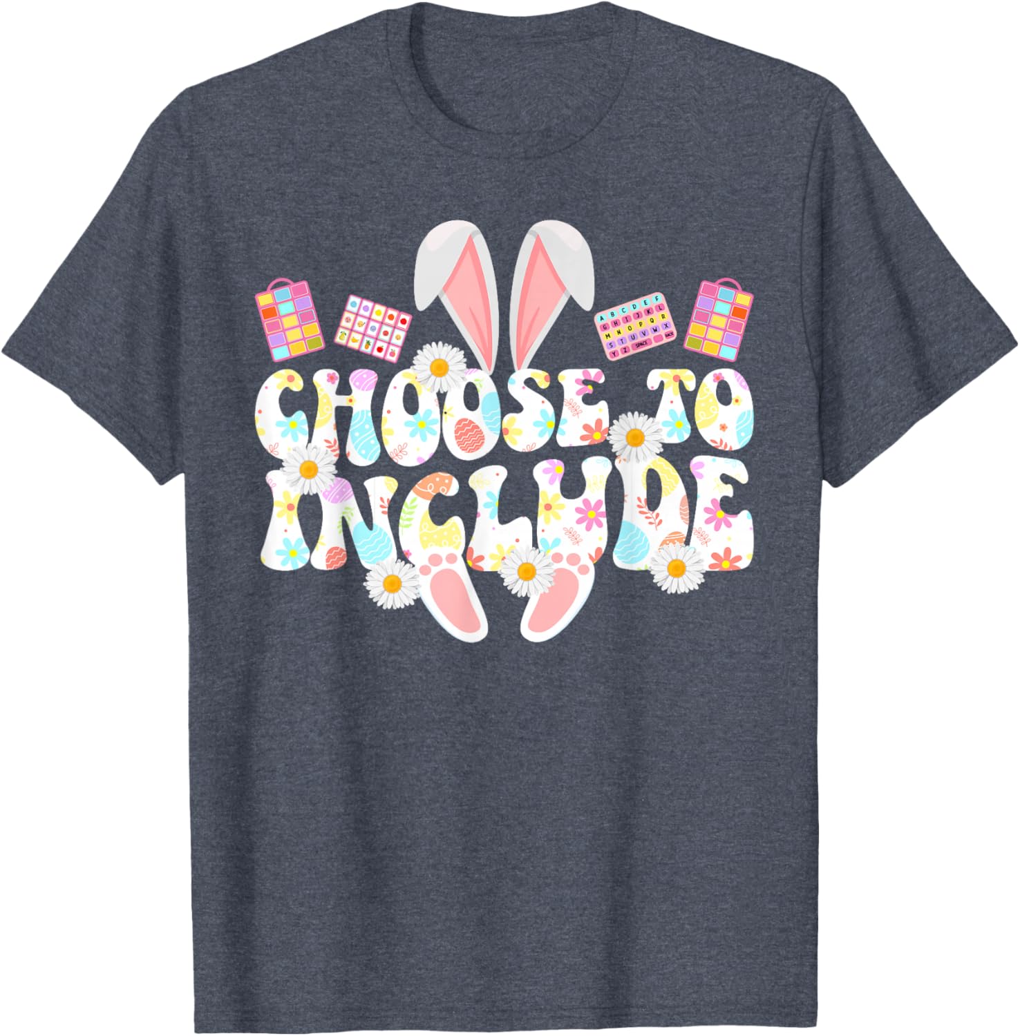 Groovy Easter Bunny Special Education Teacher T-Shirt for SPED Lovers - 8