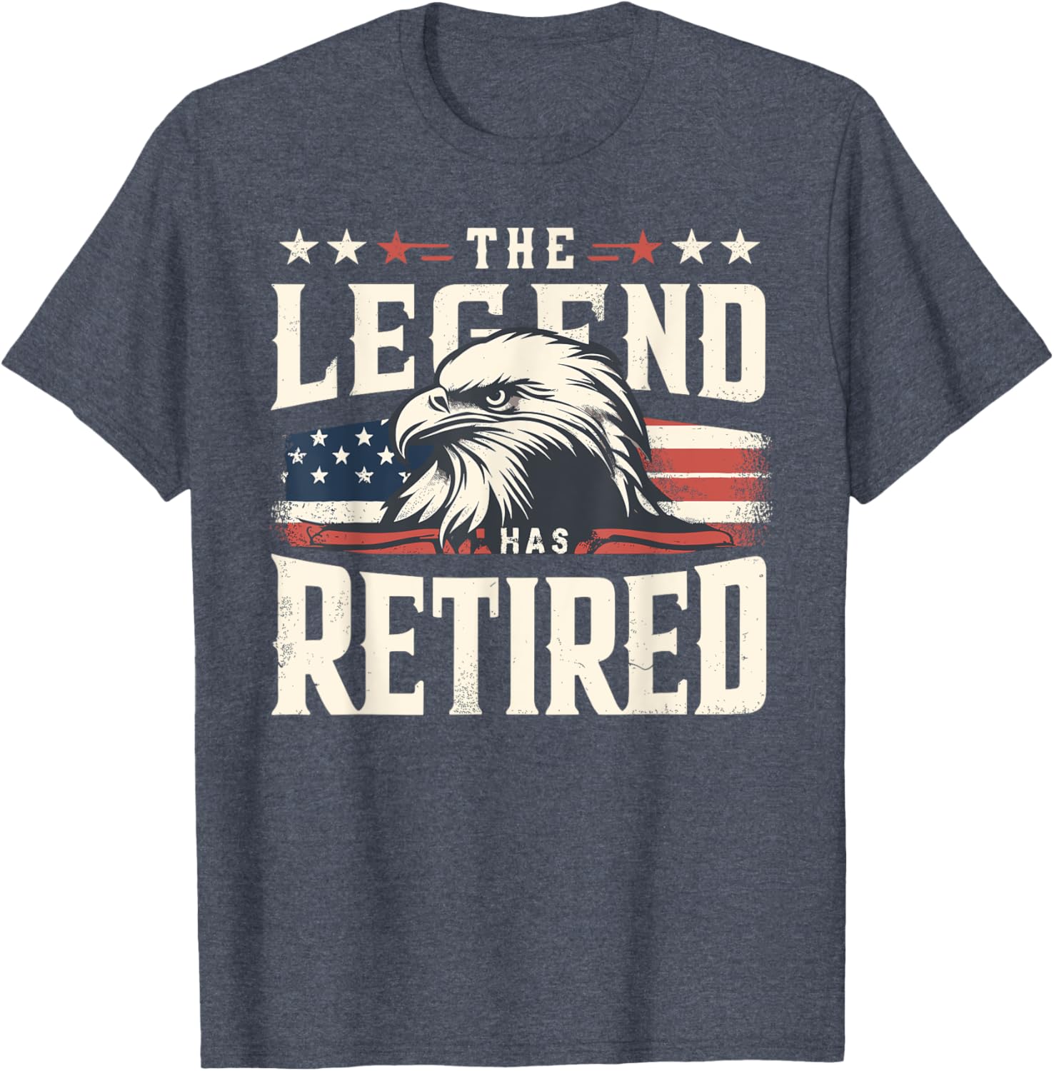 Retirement Eagle American Flag T-Shirt for Proud Veterans and Patriots - 14