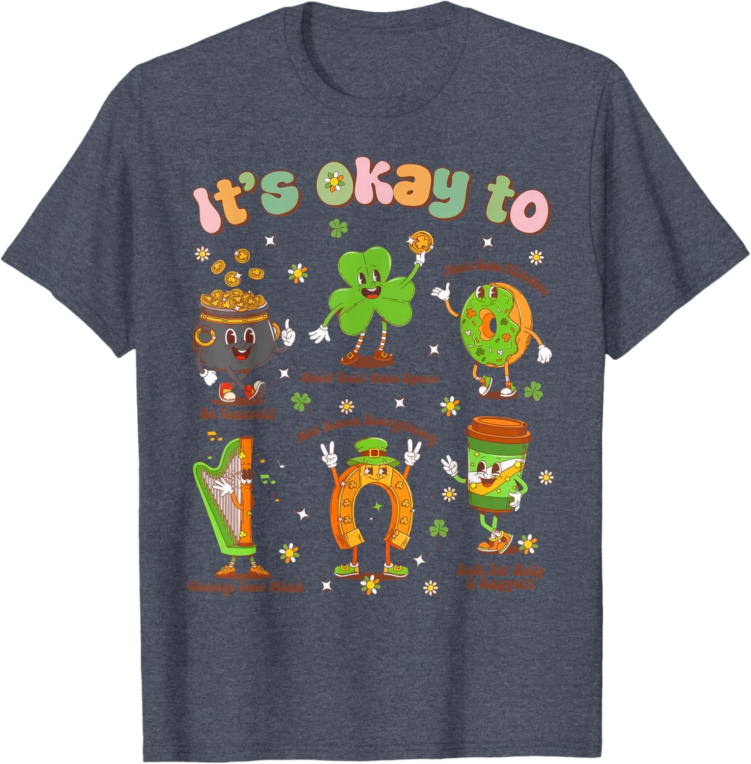 St Patrick's Day School Counselor Shamrock T-Shirt for Festive Fun - 5