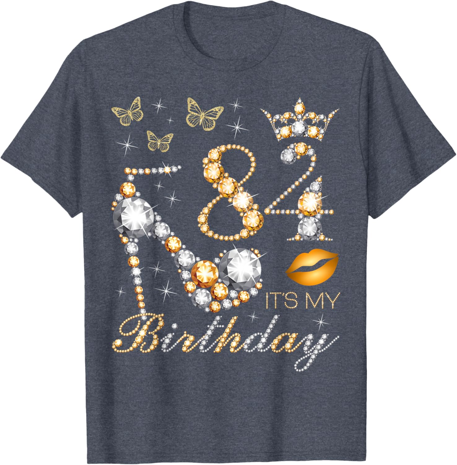 Celebrate Your 84th Birthday in Style with this B-Day Queen T-Shirt - 9