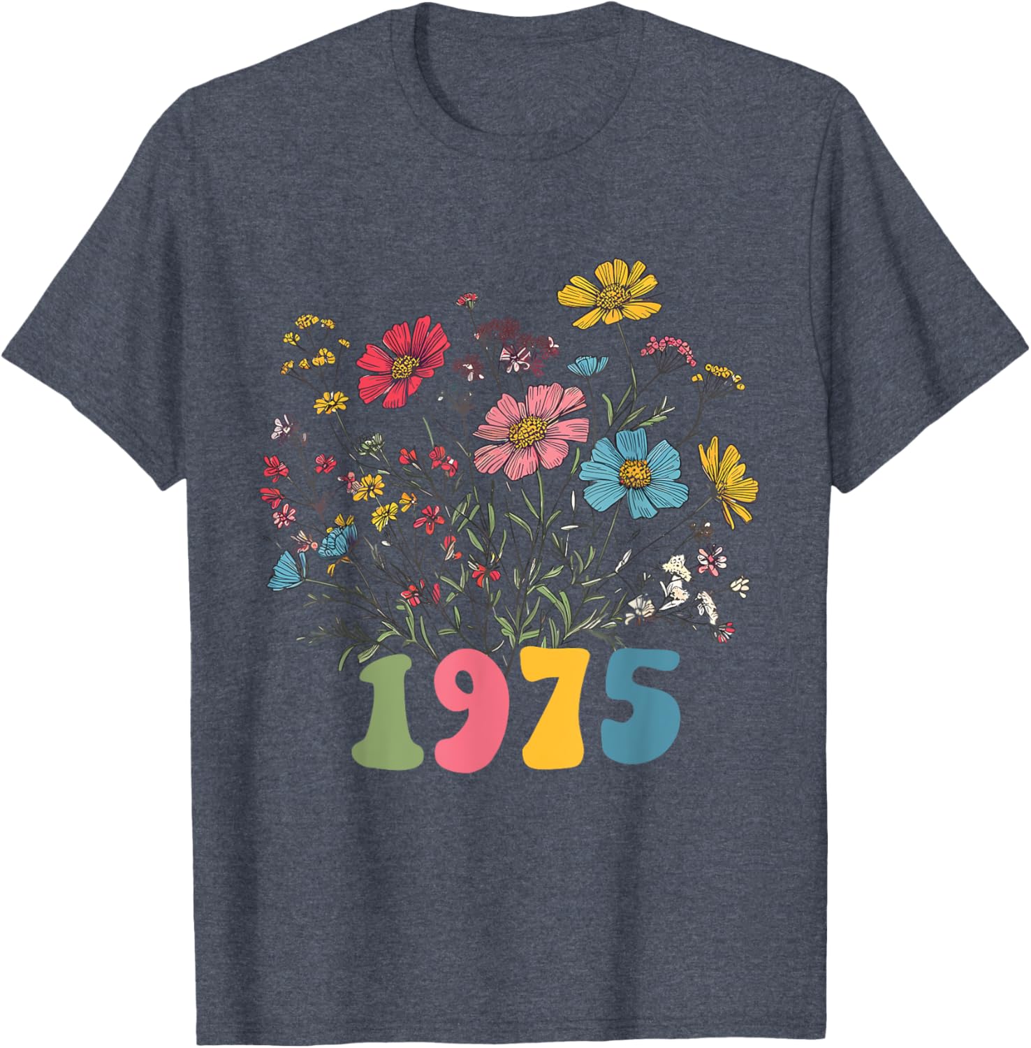 Wildflower 1975 50th Birthday T-Shirt for Women – Celebrate with Style! - 13