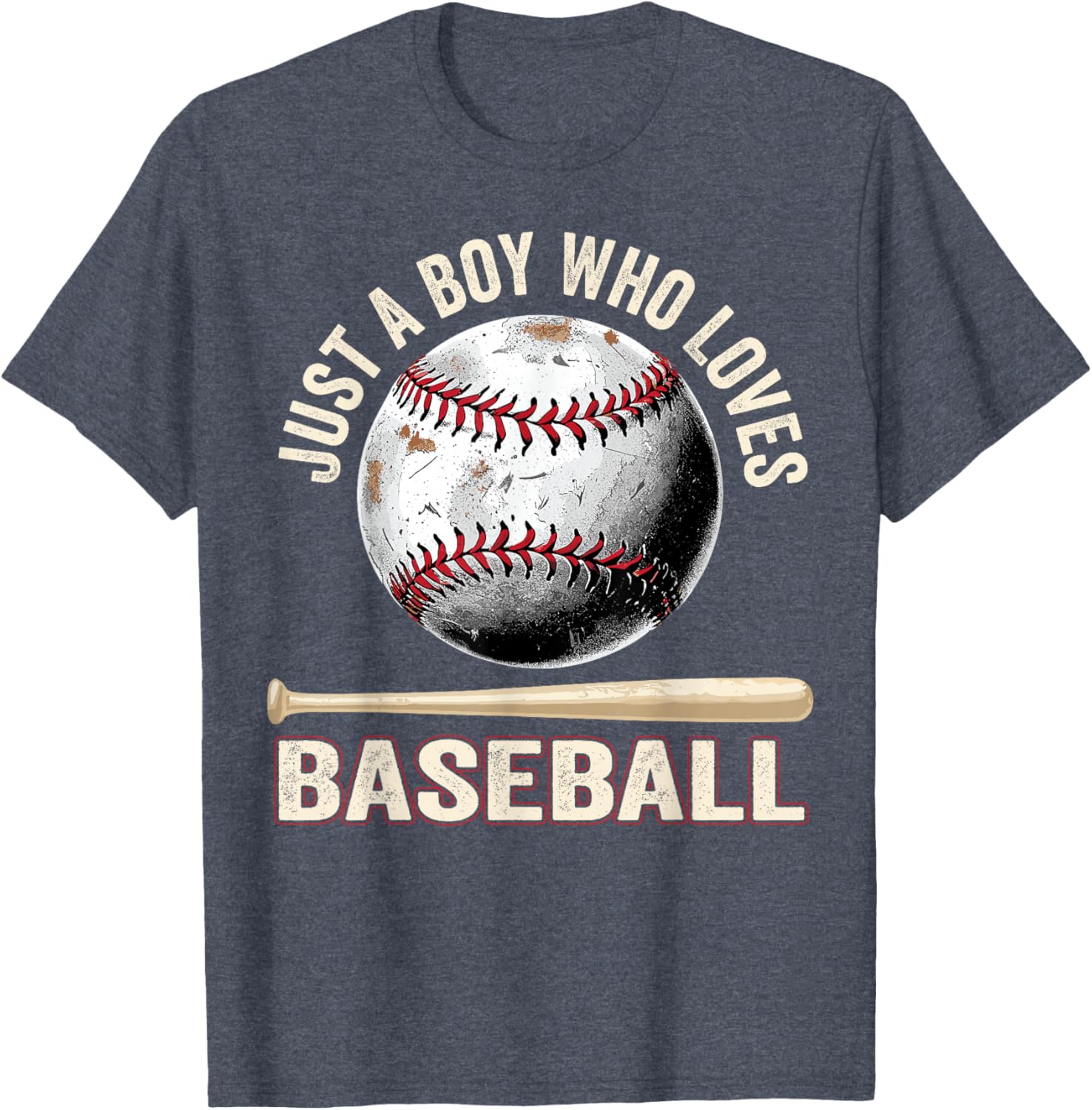 Funny Just A Boy Who Loves Baseball T-Shirt for Fans and Players - 20