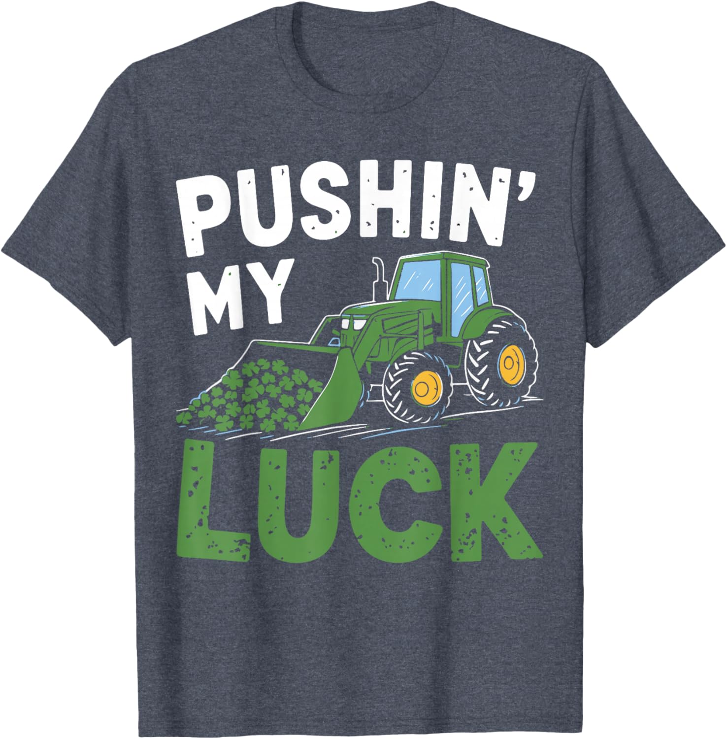 St Patrick's Day Toddler Tractor T-Shirt for Boys - Irish Luck Theme - 14
