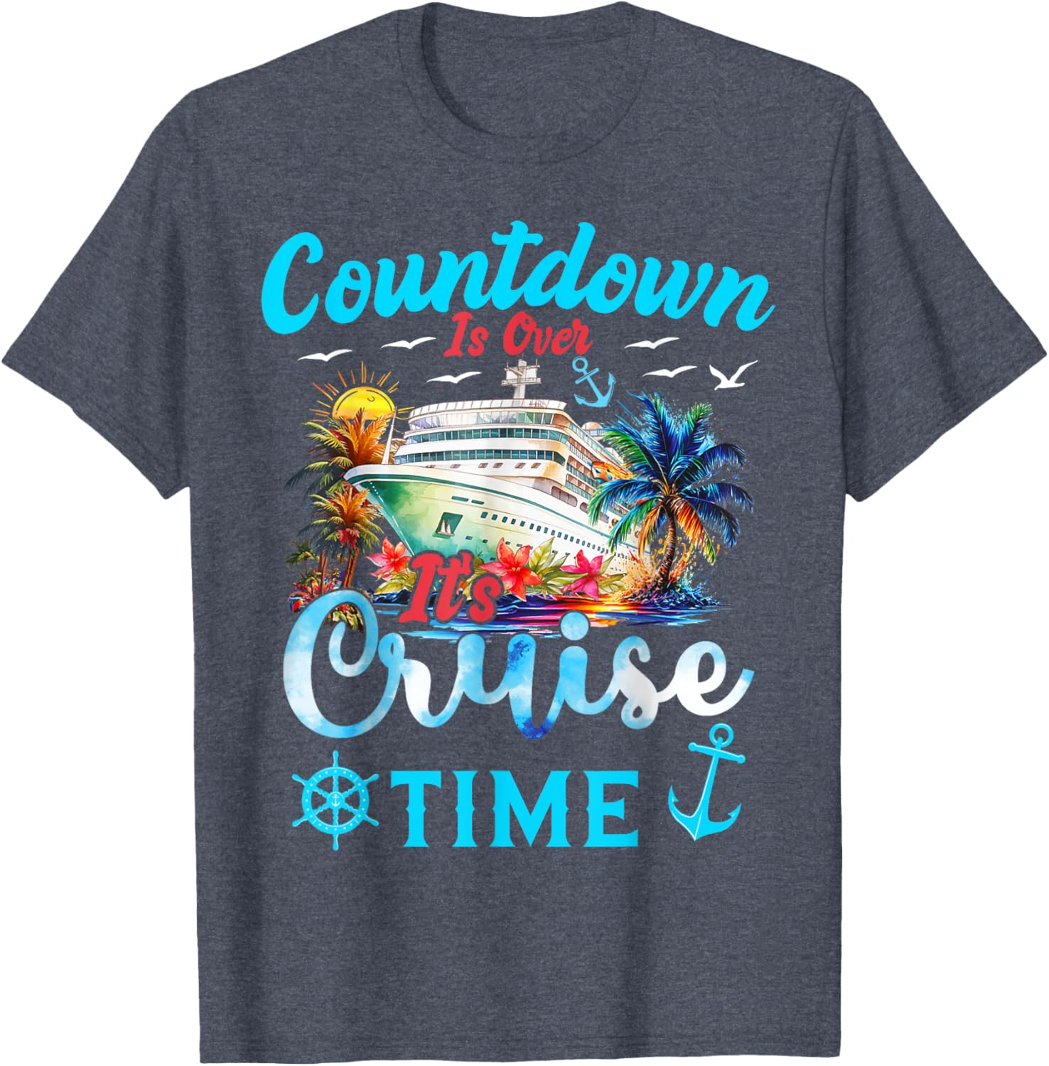 Cruise Time T-Shirt for Men and Women - Fun Countdown Graphic Tee - 7
