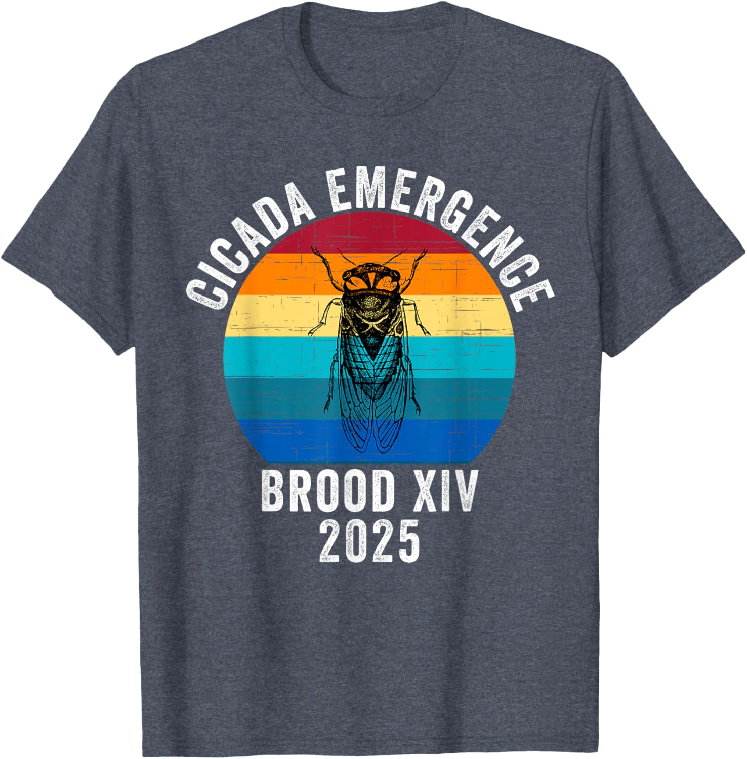 Cicada Emergence Brood XIV 2025 Funny T-Shirt for Nature Lovers - 20